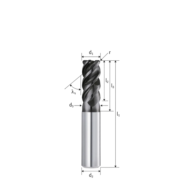 Hachenbach 201 50 04C Torus End Mill