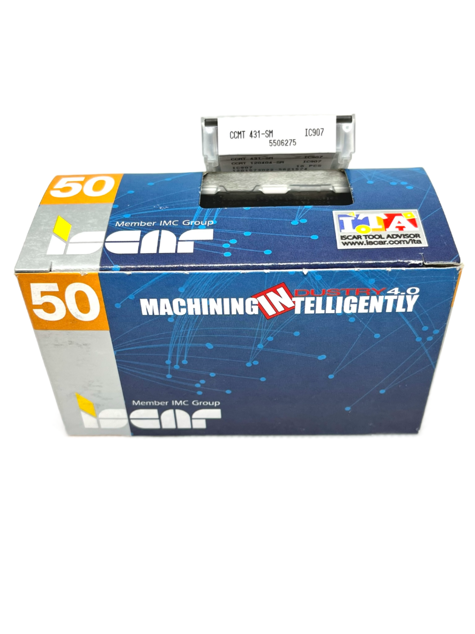 Iscar-CCMT 120404-SM IC907 5506275-Turning inserts