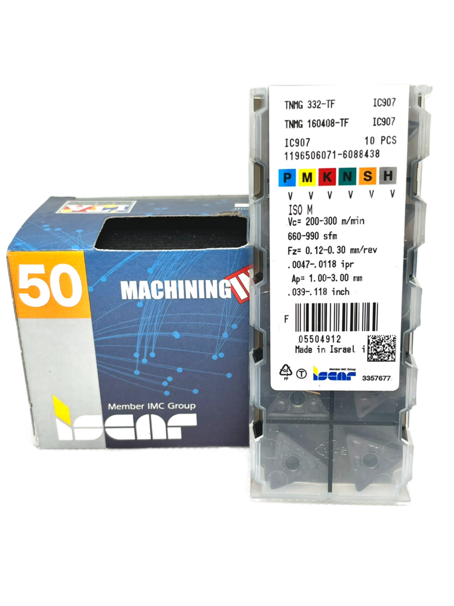 Iscar-TNMG 160408-TF IC907 5504912-Turning inserts