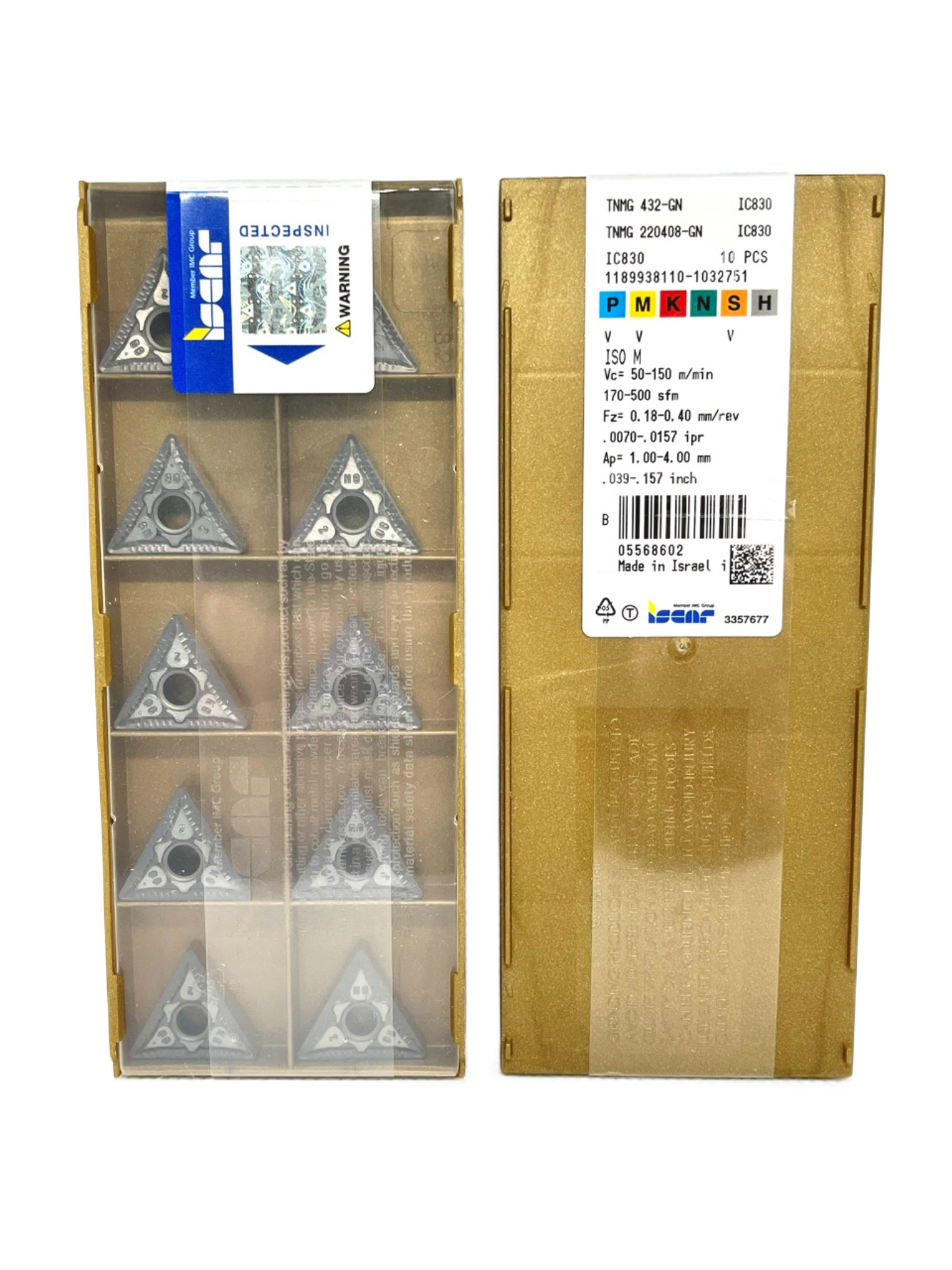 Iscar-TNMG 220408-GN IC830 5568602-Turning inserts