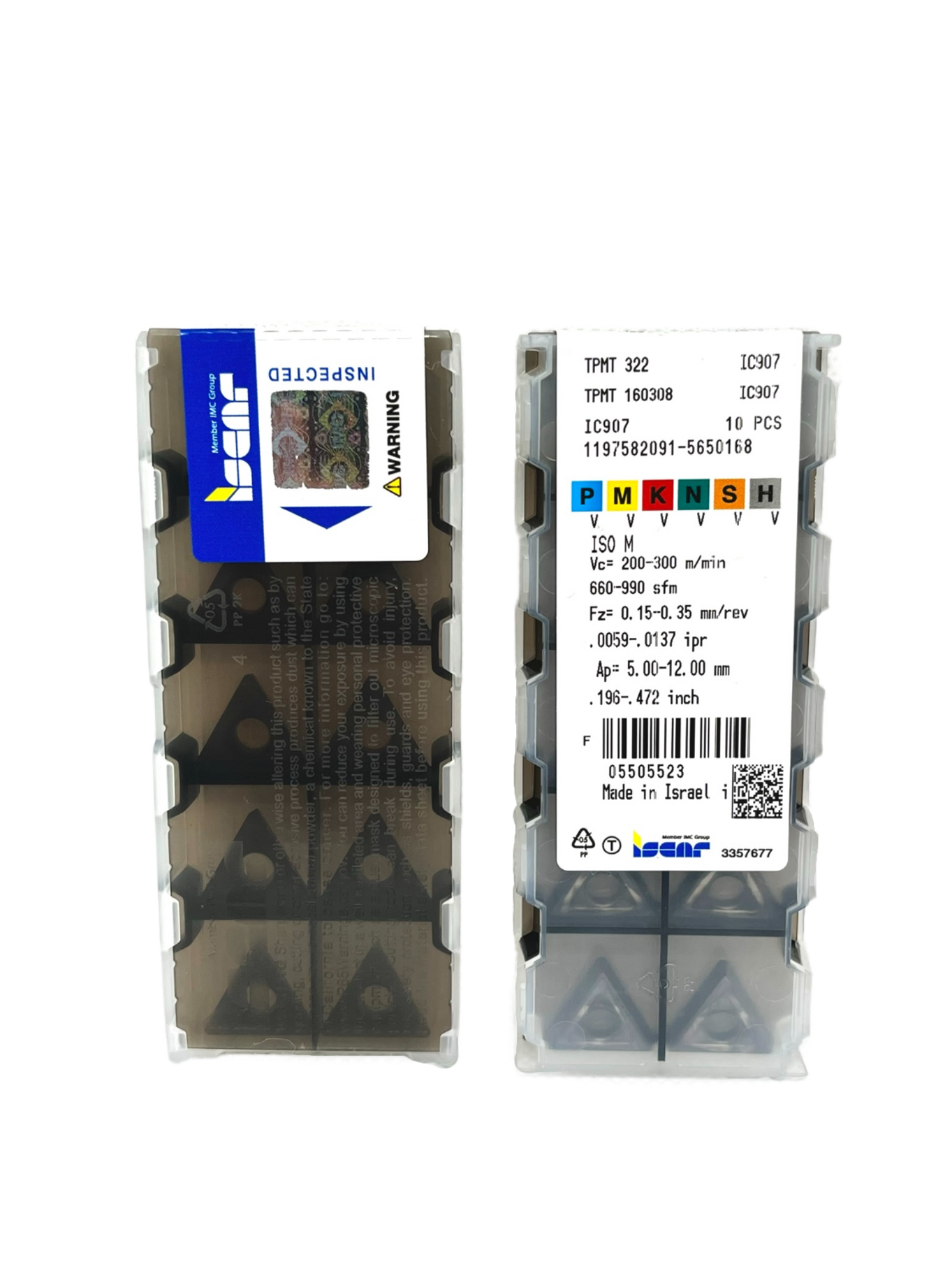Iscar-TPMT 160308 IC907 5505523-Smartinserts
