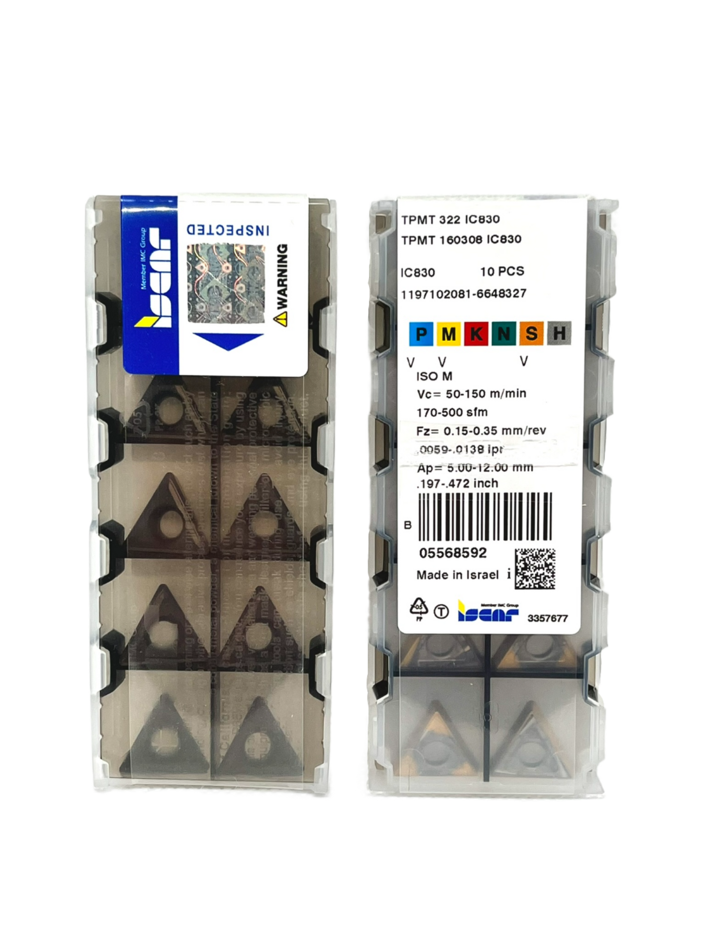 Iscar-TPMT 160308 IC830 5568592-Smartinserts