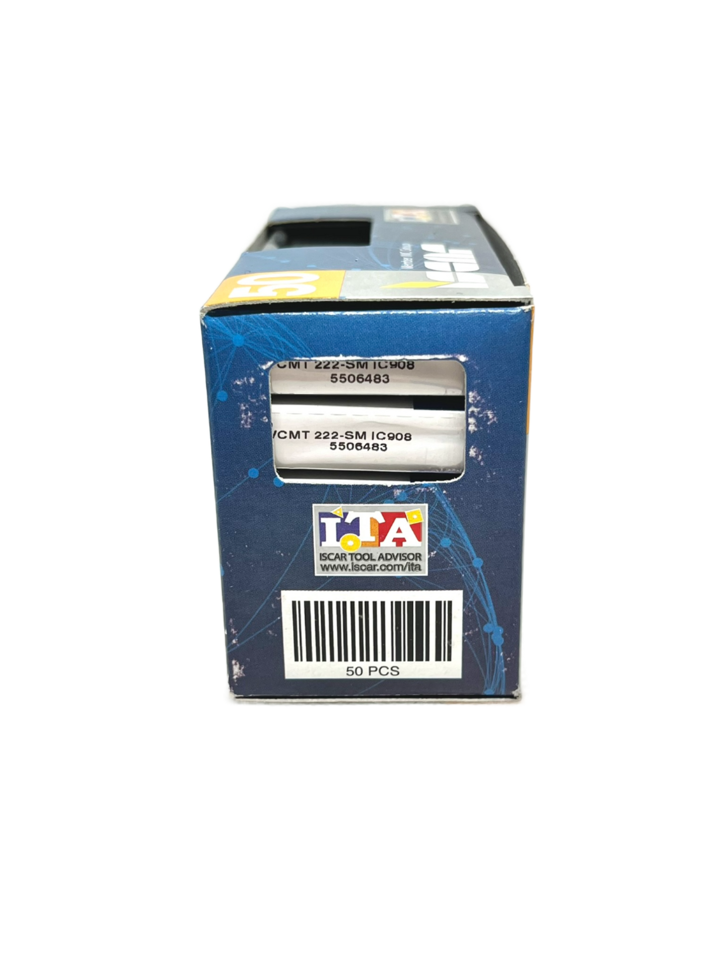 Iscar-50x VCMT 110308-SM IC908 + SVJC tool-Smartinserts