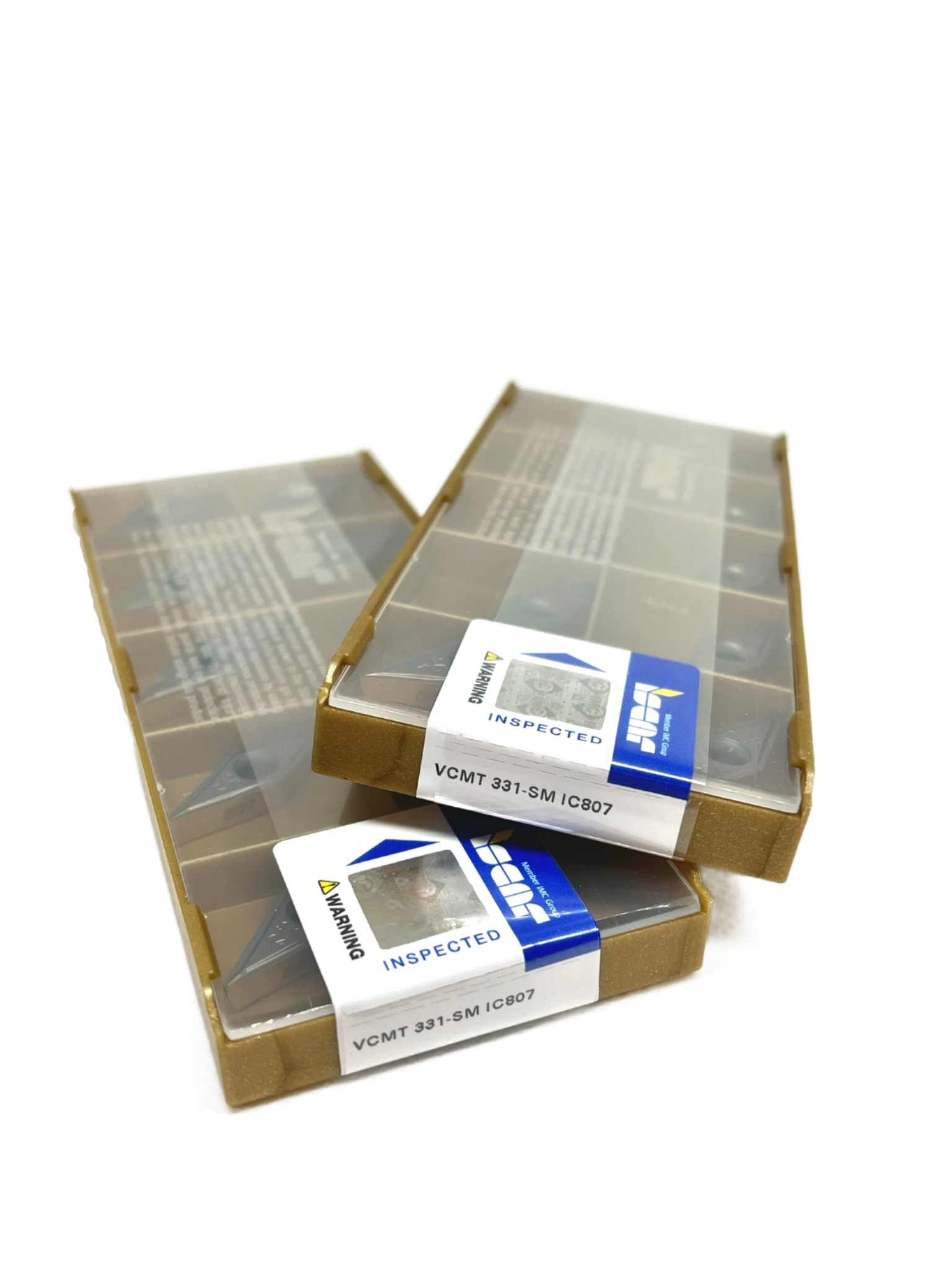 Iscar-50x VCMT 160404-SM IC807 + SVJC/SVVC tool-Smartinserts