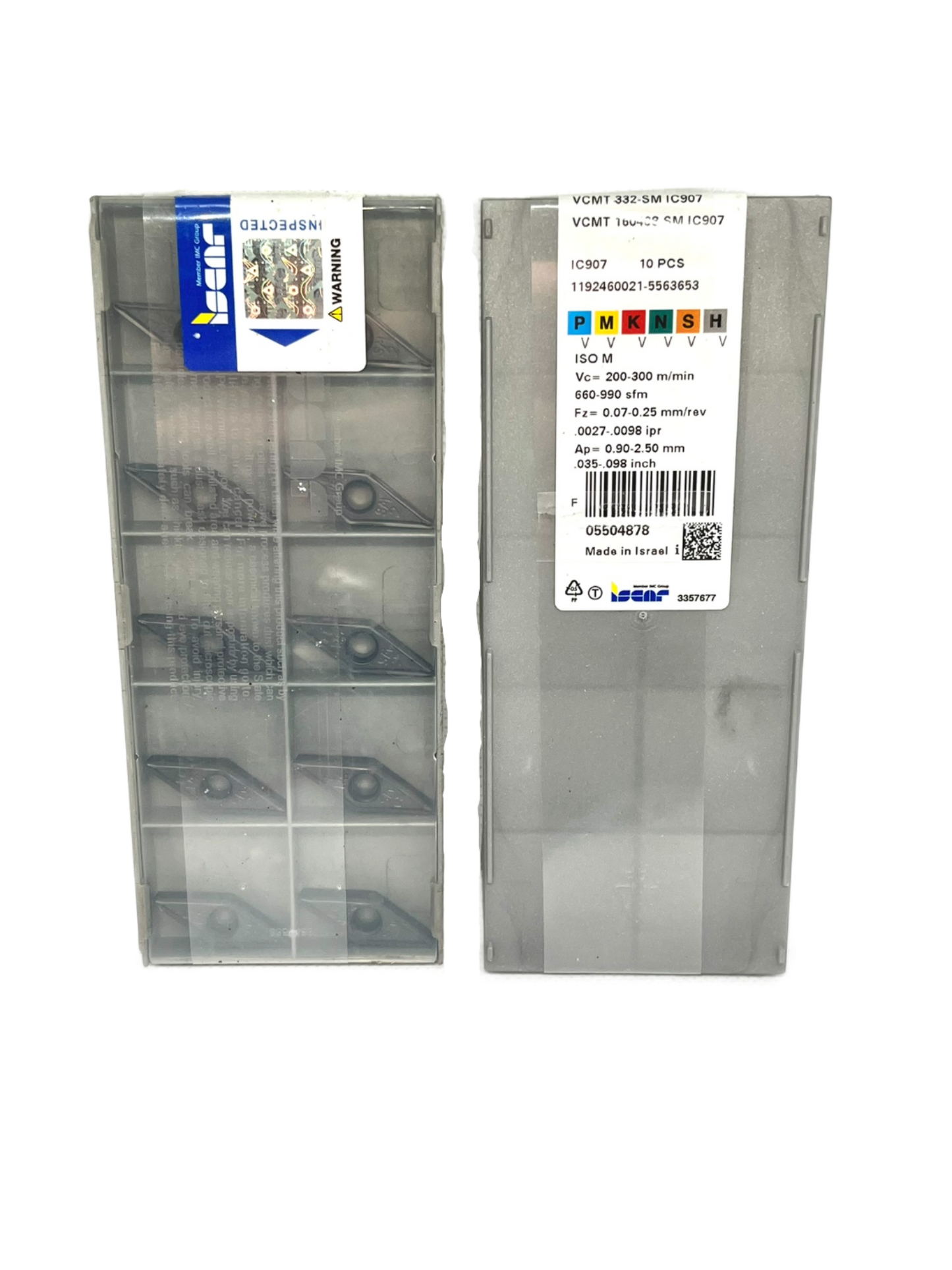 Iscar-VCMT 160408-SM IC907 5504878-Turning inserts