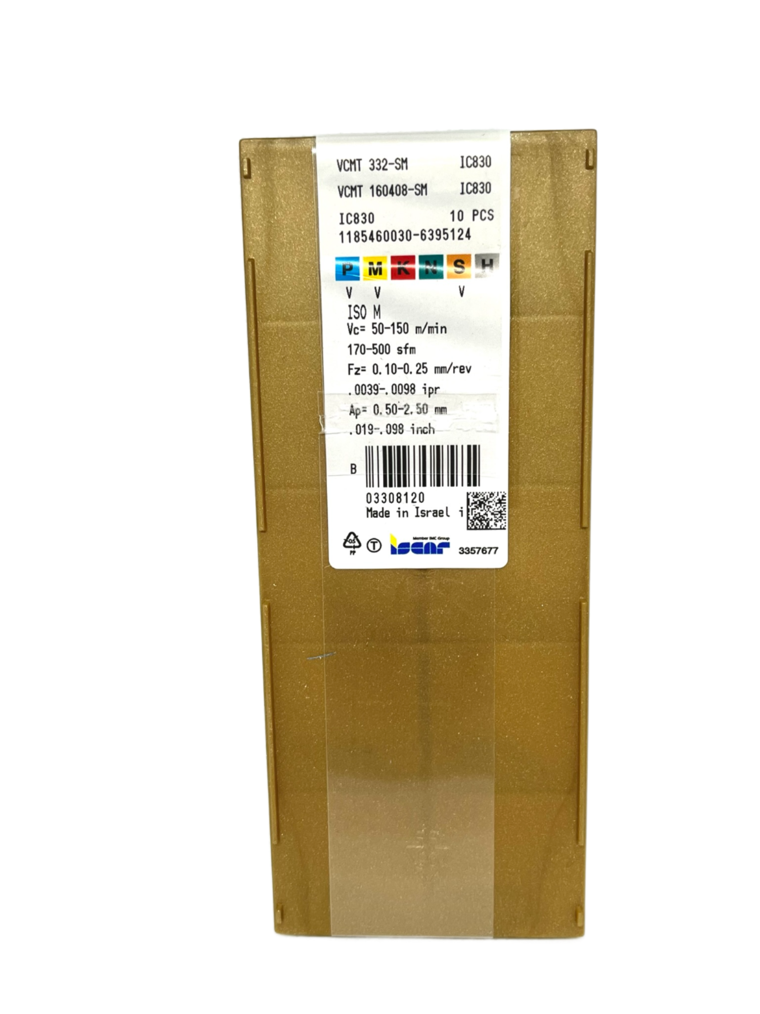 Iscar-VCMT 160408-SM IC830 3308120-Turning inserts