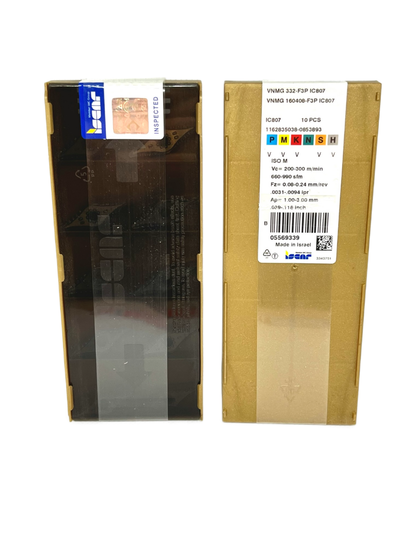 Iscar-VNMG 160408-F3P IC807 5569339-Turning inserts