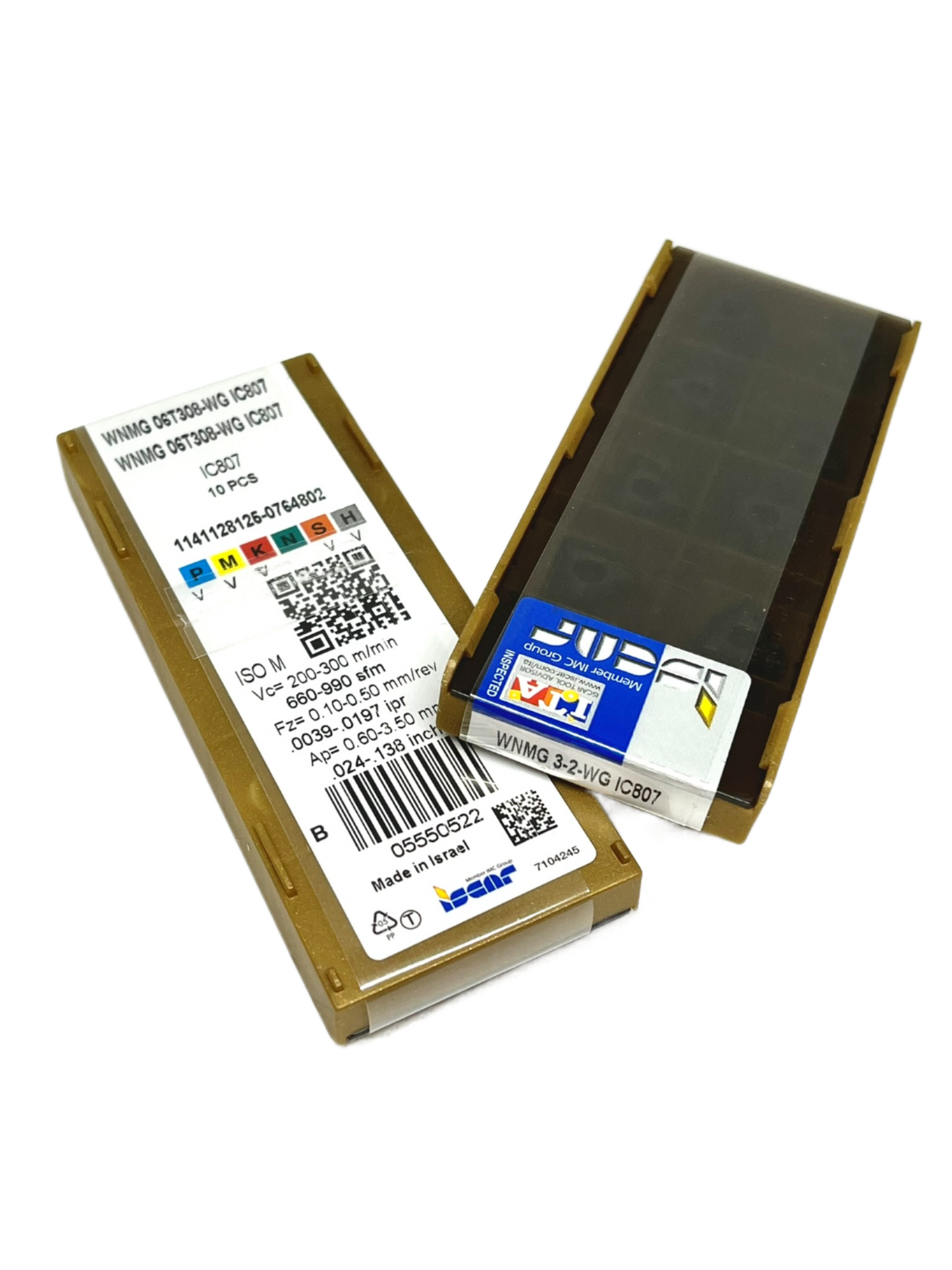 Iscar-WNMG 06T308-WG IC807 5550522-Turning inserts