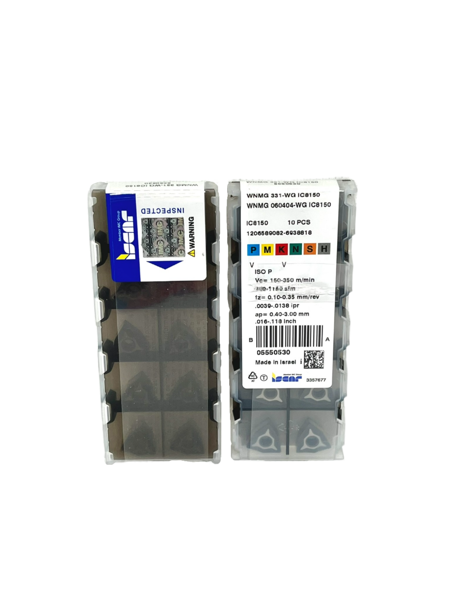 Iscar-WNMG 060404-WG IC8150 5550530-Turning inserts