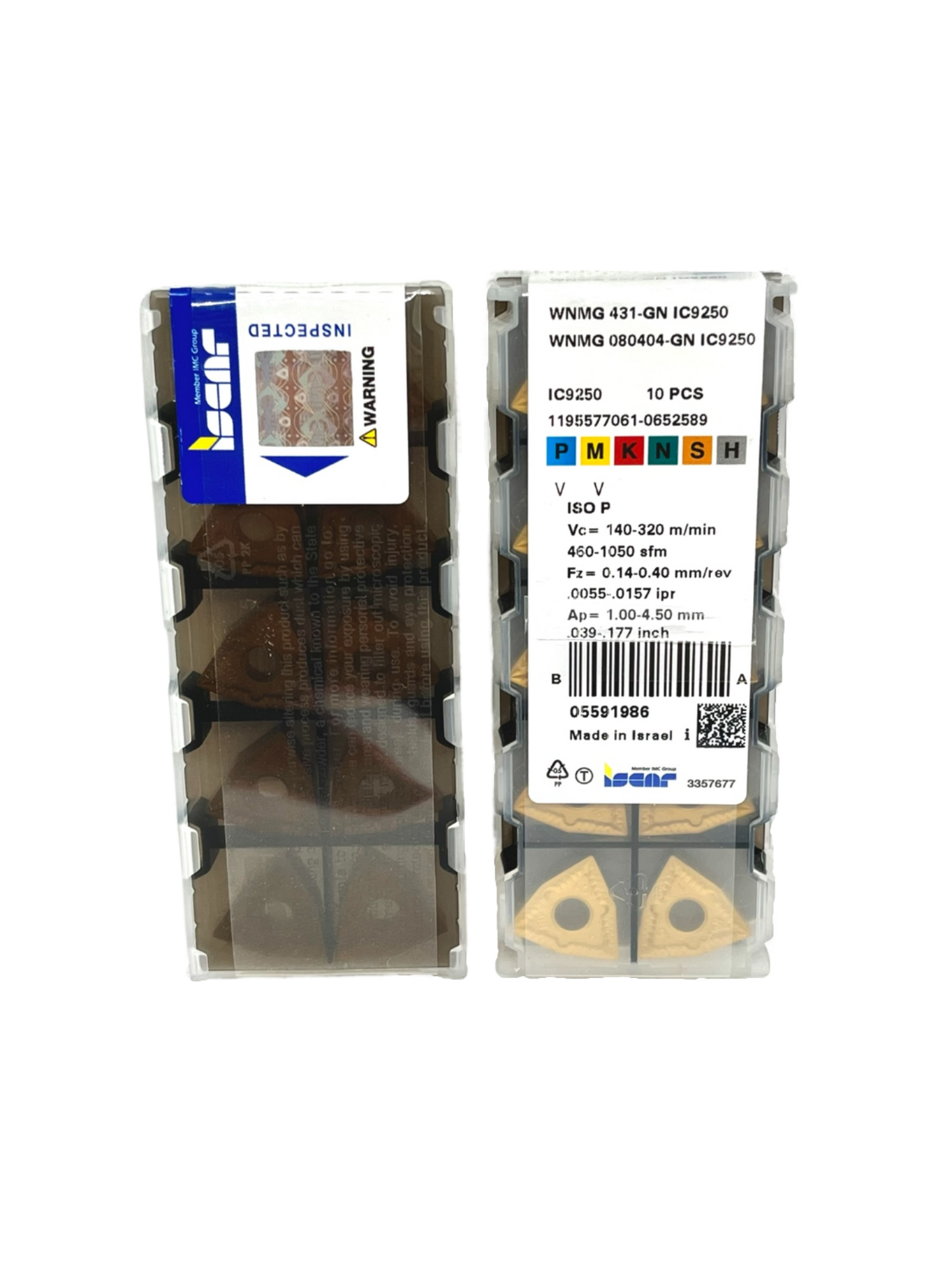 Iscar-WNMG 080404-GN IC9250 5591986-Turning inserts