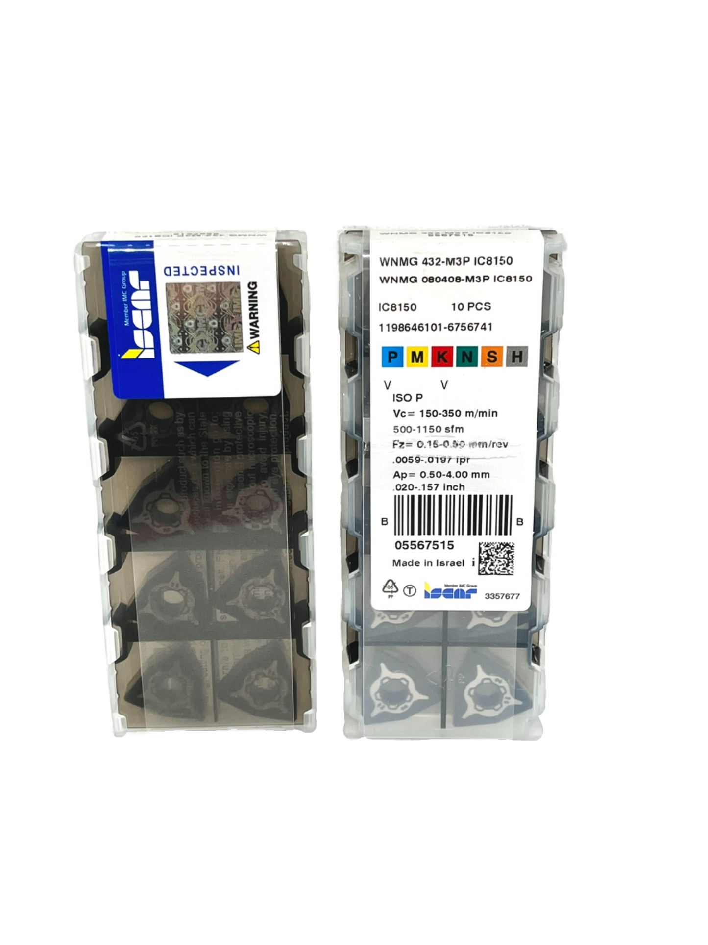 Iscar-WNMG 080408-M3P IC8150 5567515-Turning inserts