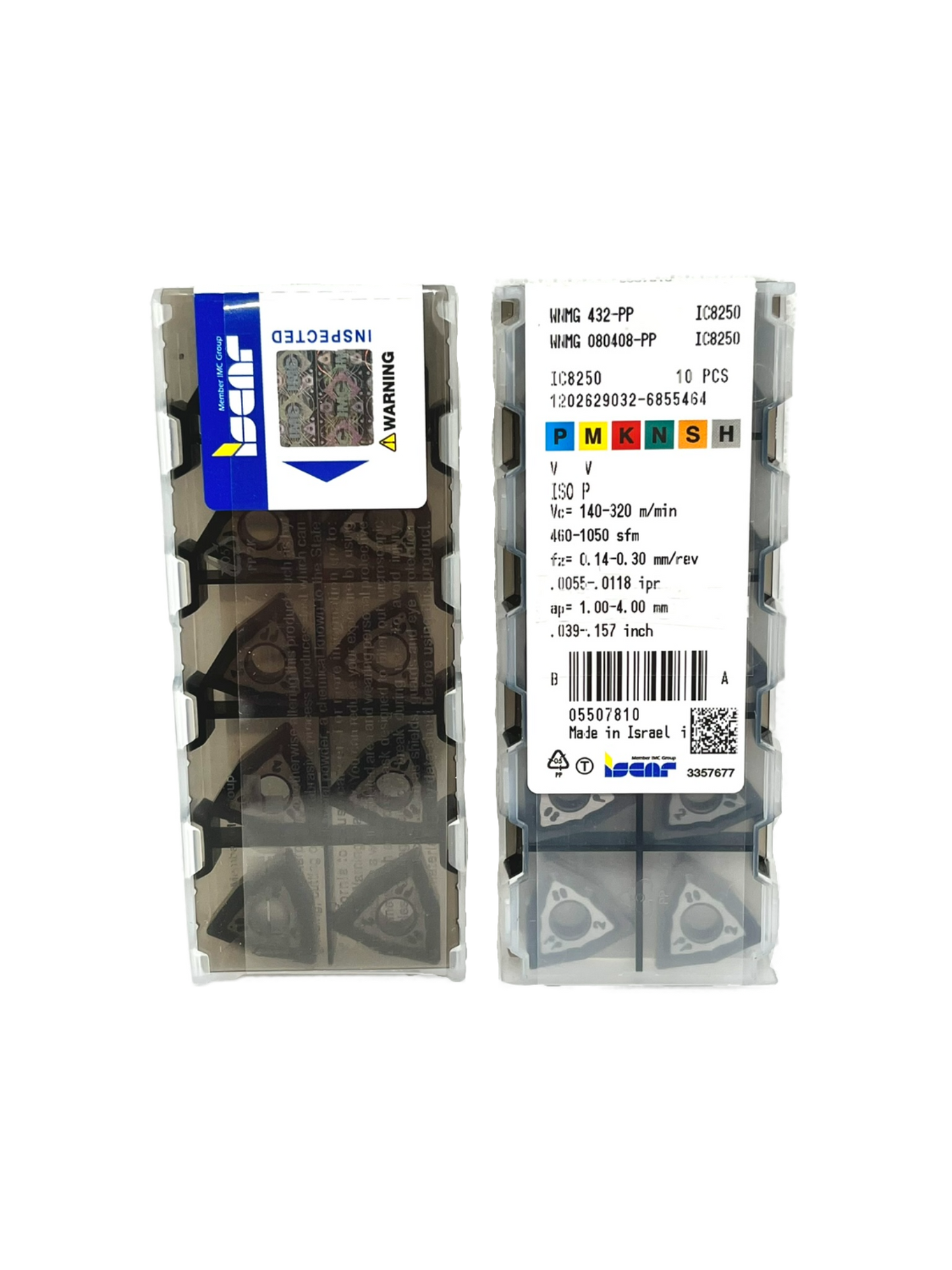 Iscar-WNMG 080408-PP IC8250 5507810-Turning inserts
