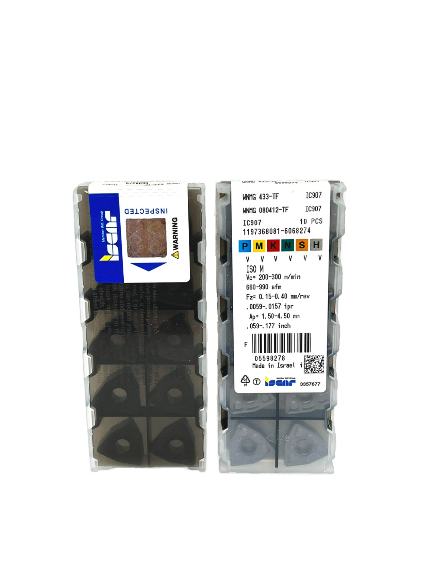 Iscar-WNMG 080412-TF IC907 5598278-Turning inserts