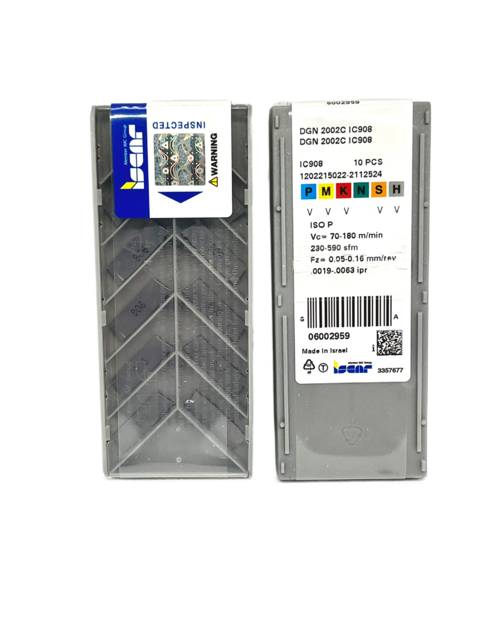 Iscar-DGN 2002C IC908 6002959-Smartinserts