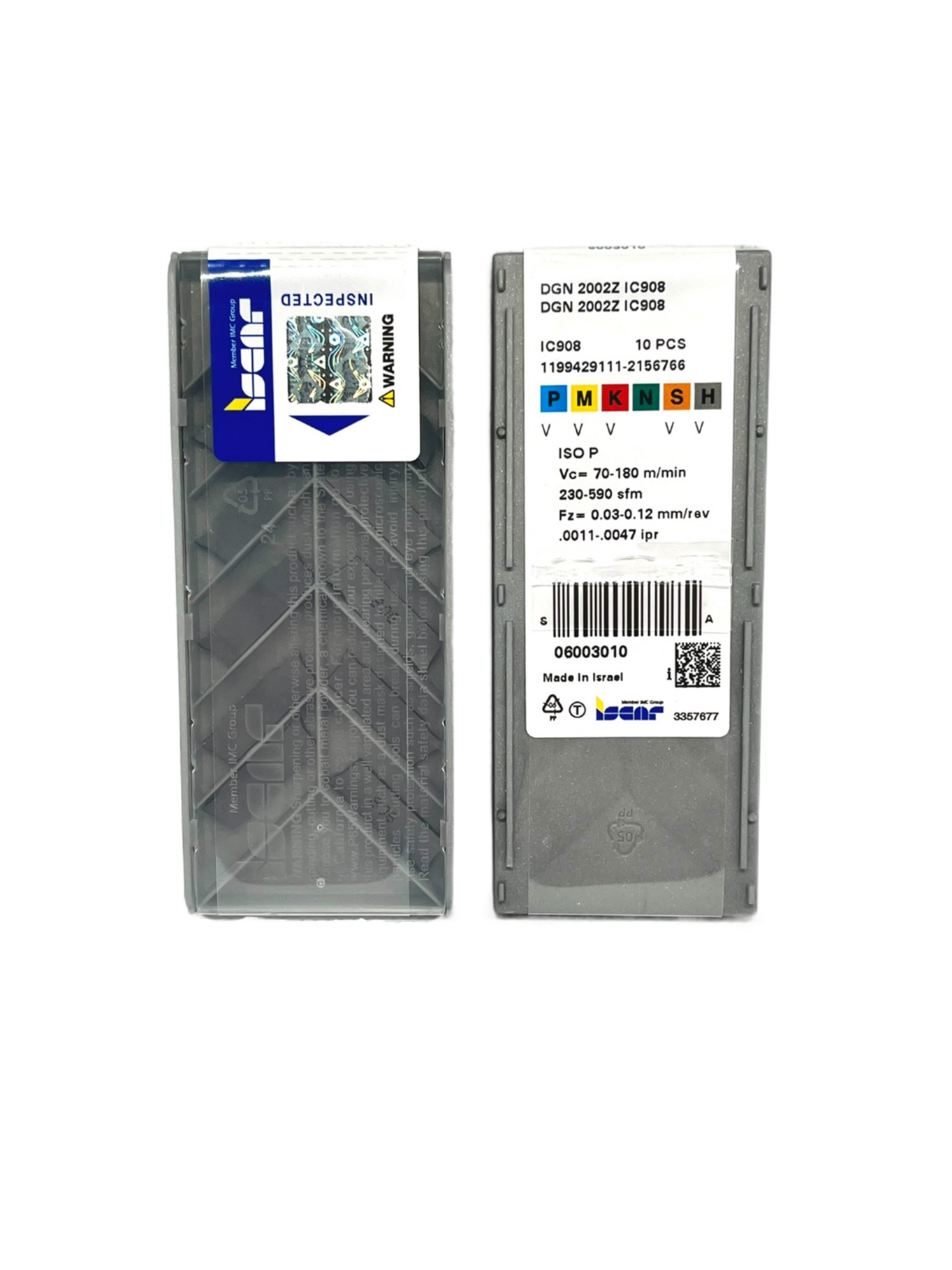 Iscar-DGN 2002Z IC908 6003010-Smartinserts