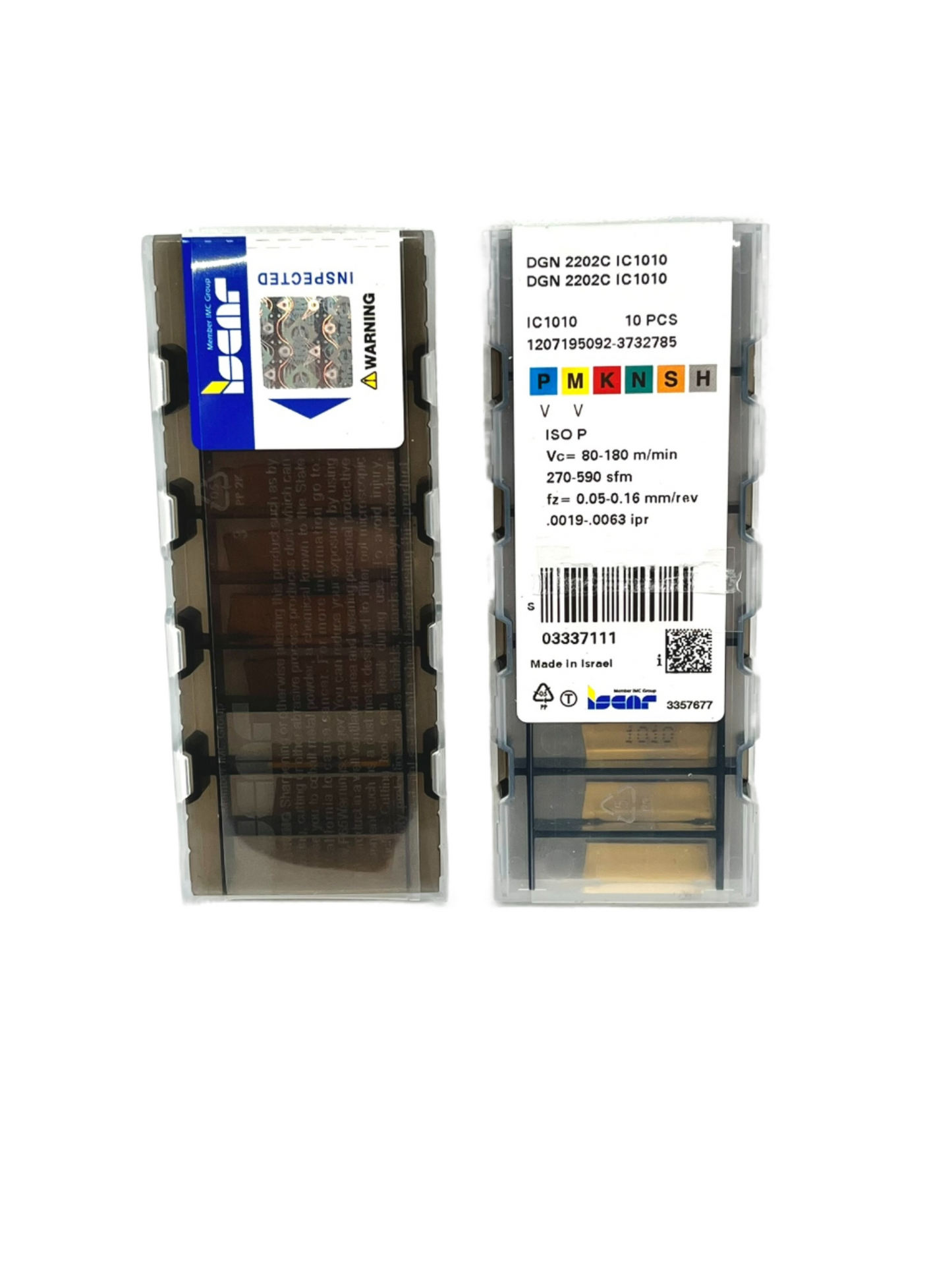 Iscar-DGN 2202C IC1010 3337111-Smartinserts