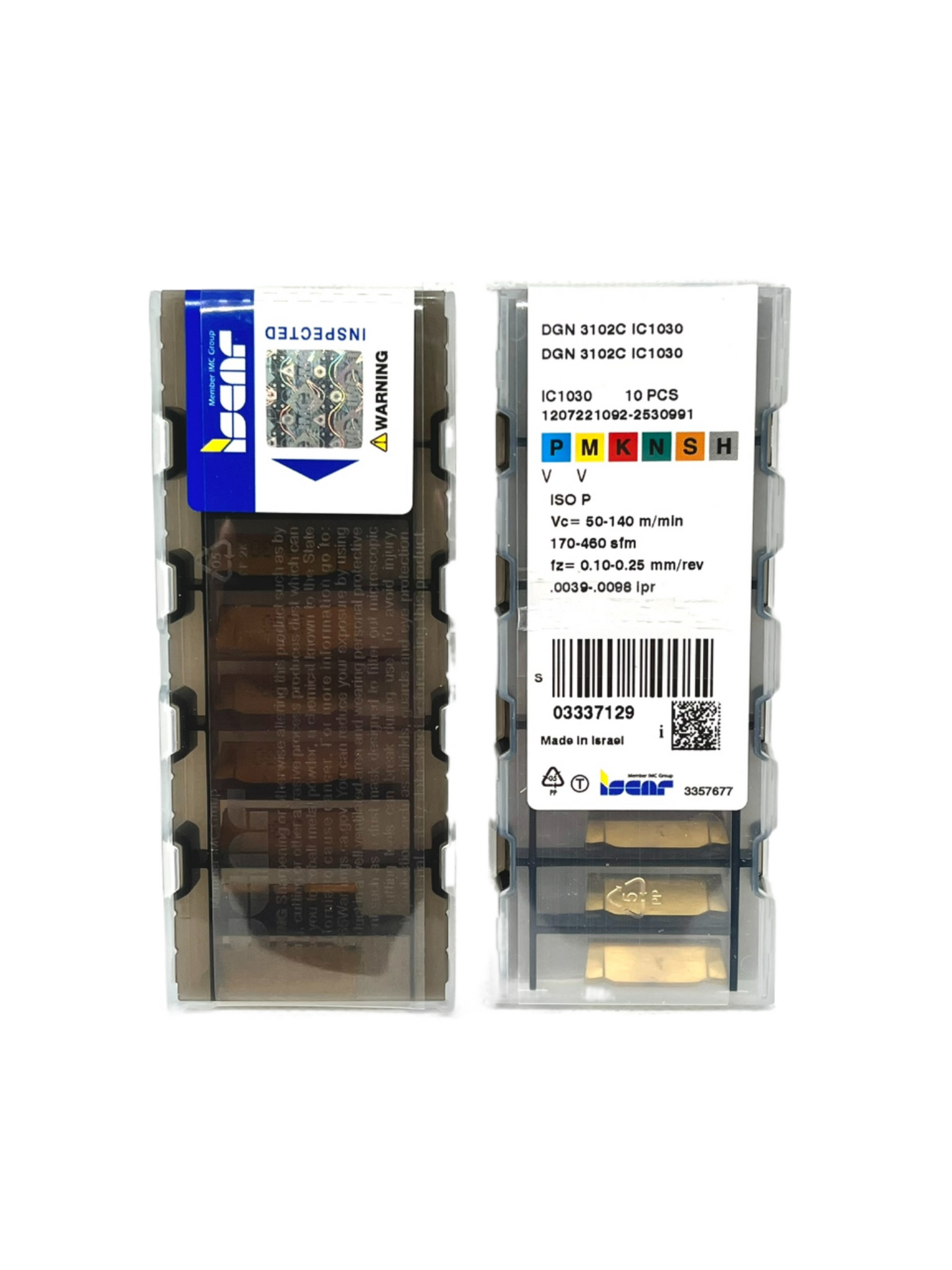 Iscar-DGN 3102C IC1030 3337129-Smartinserts