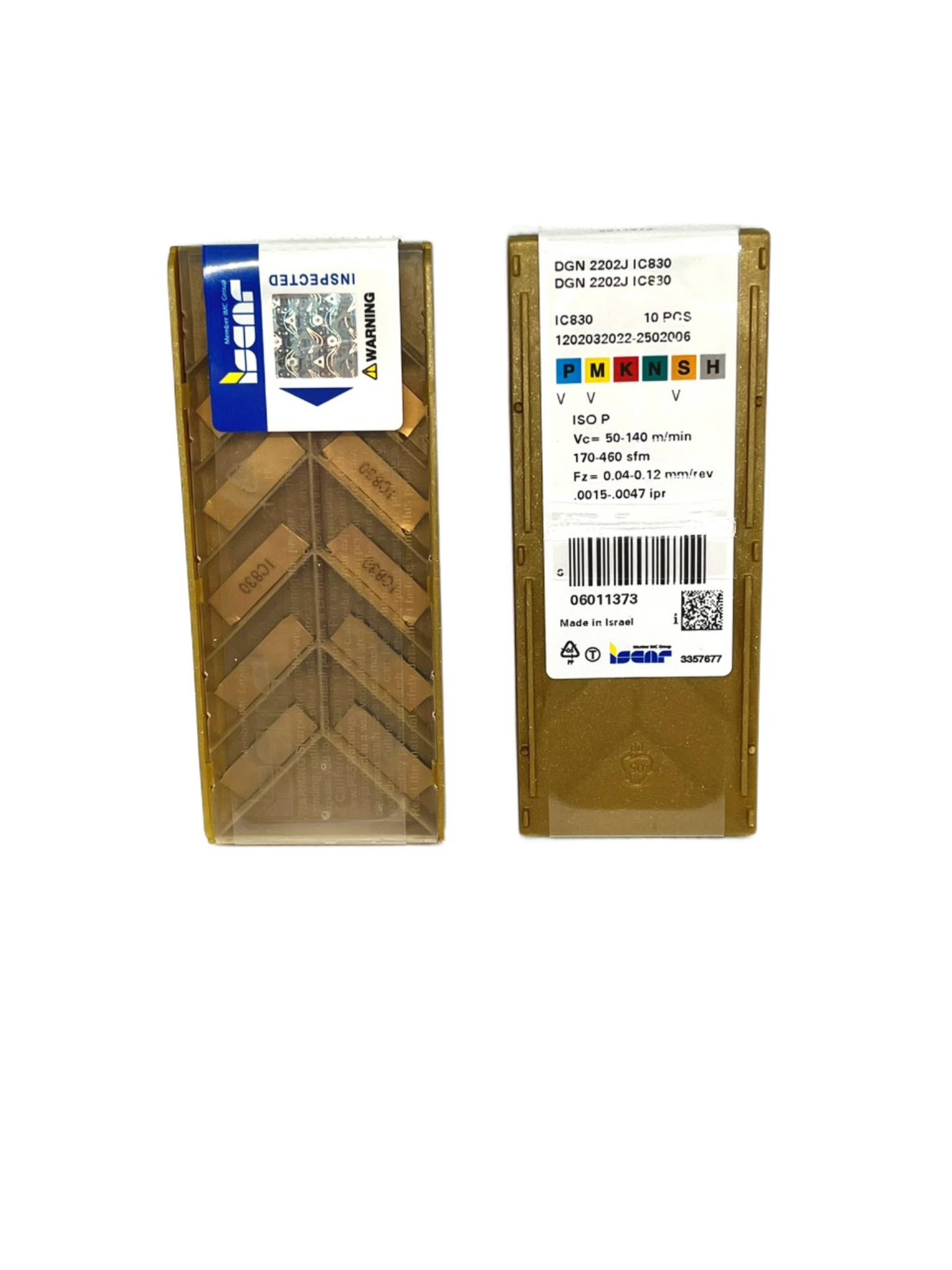 Iscar-DGN 2202J IC830 6011373-Smartinserts