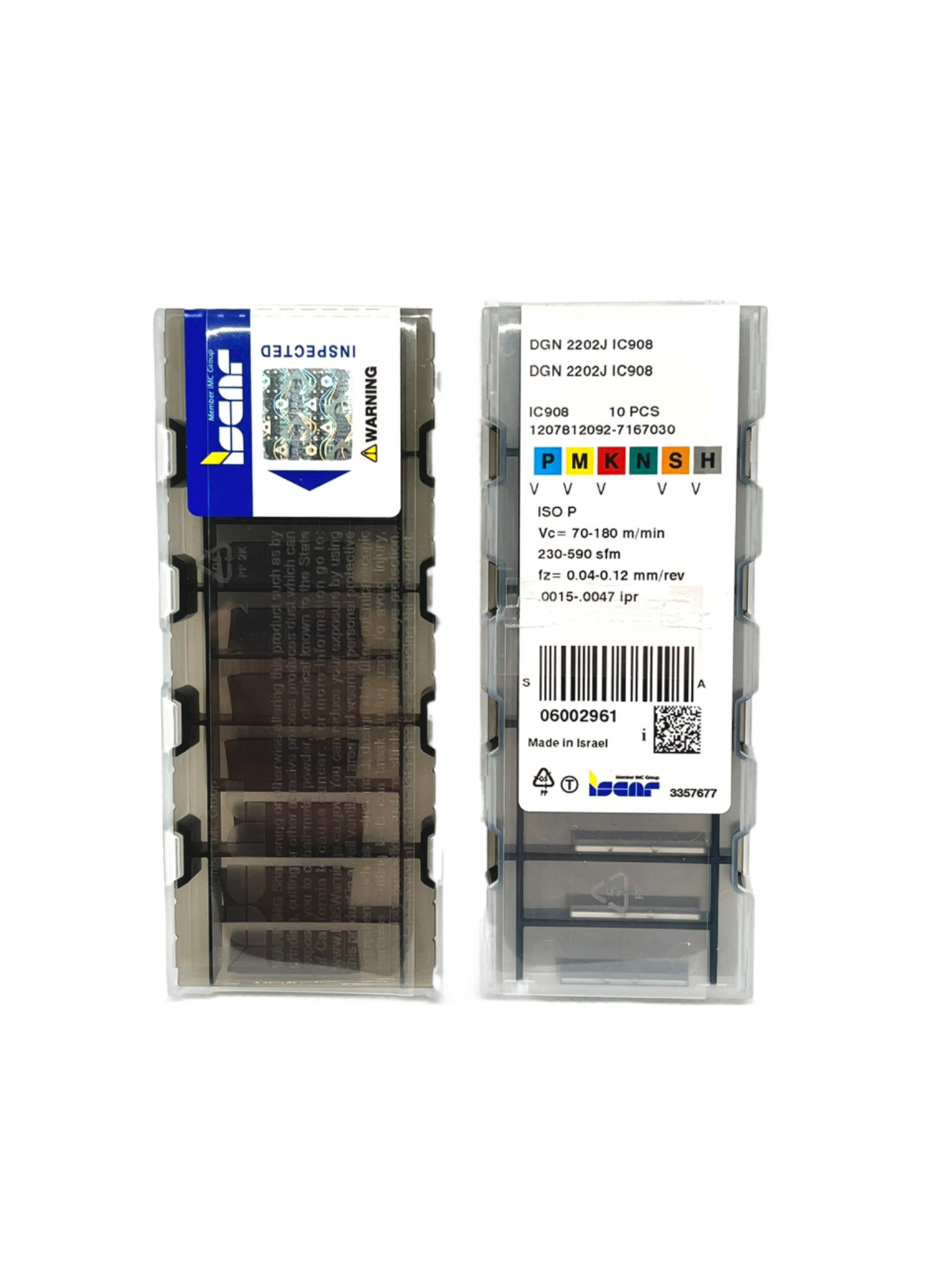 Iscar-DGN 2202J IC908 6002961-Smartinserts