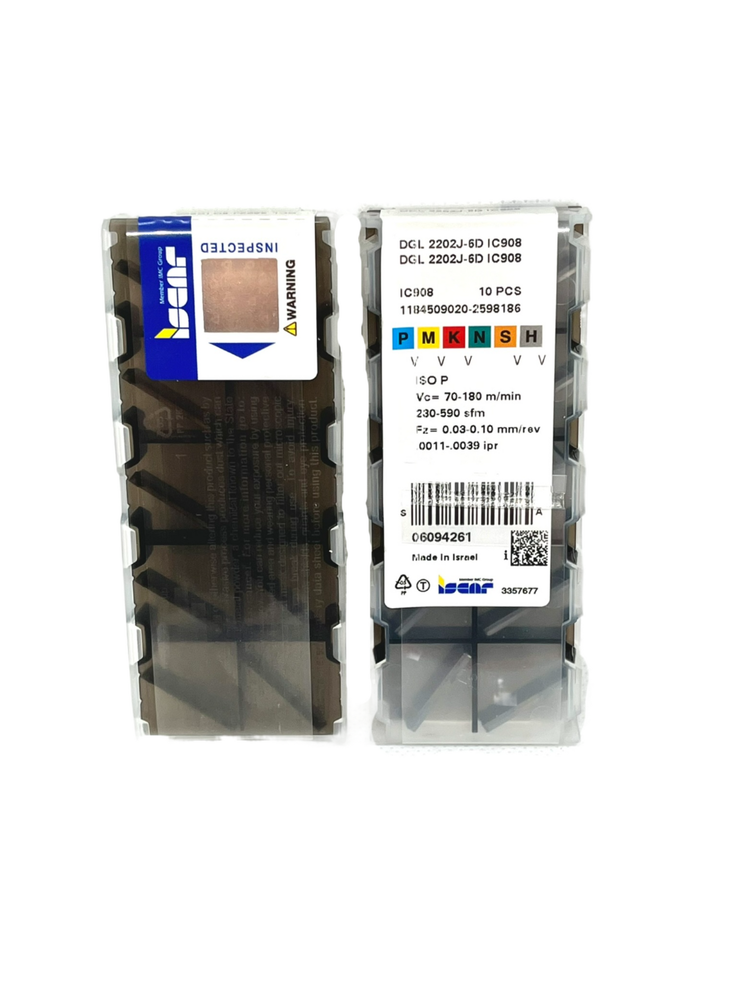 Iscar-DGL 2202J-6D IC908 6094261-Smartinserts