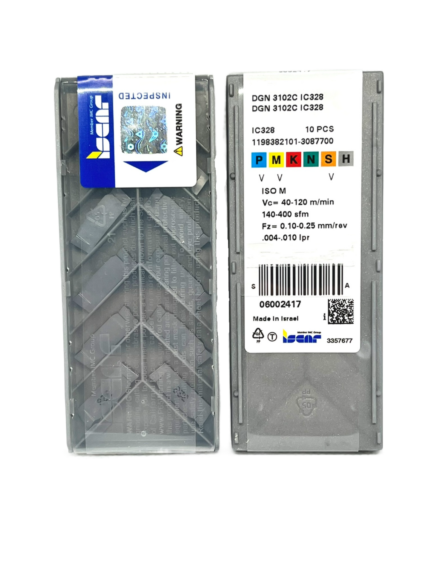 Iscar-DGN 3102C IC328 6002417-Smartinserts