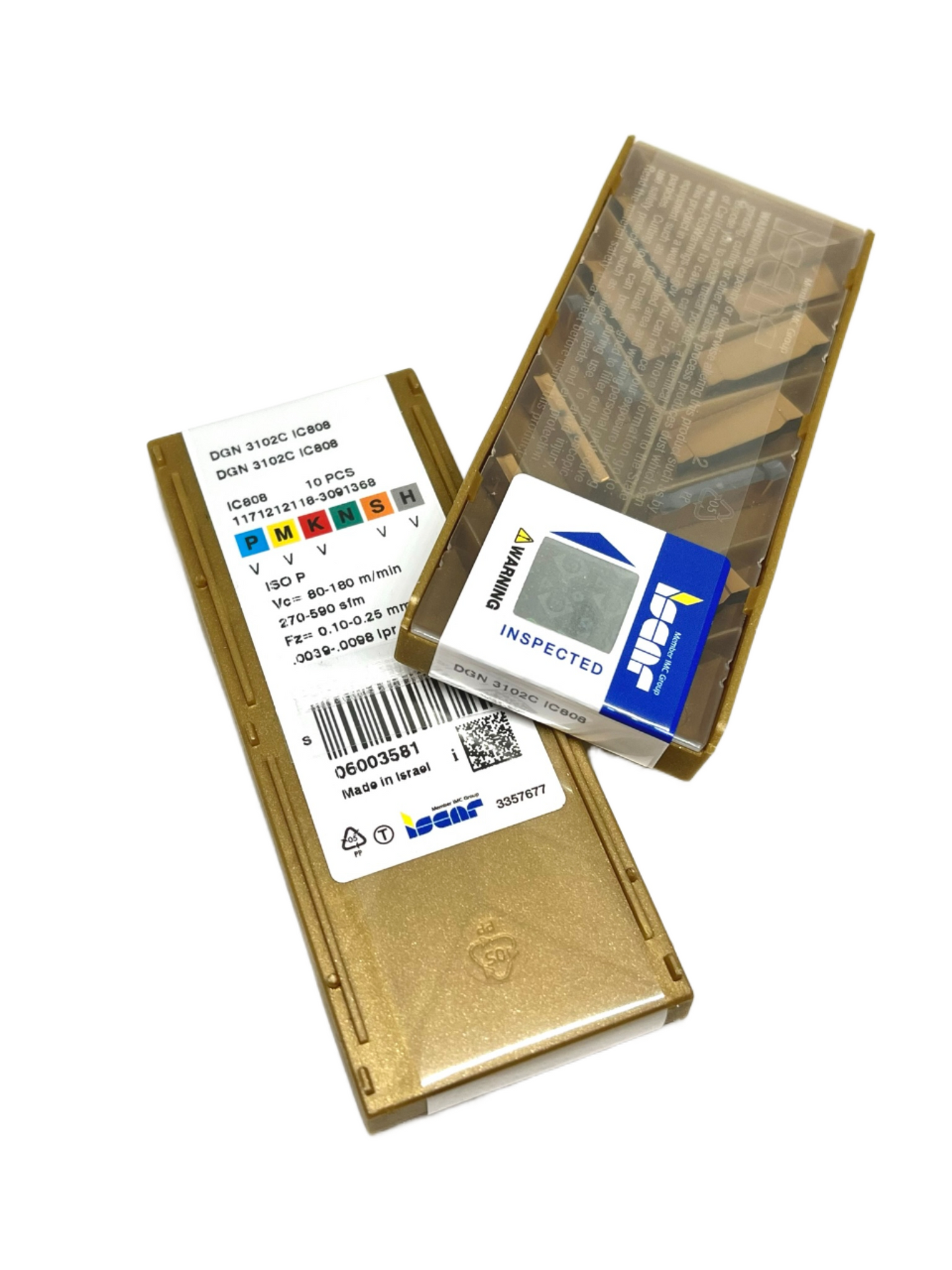 Iscar-DGN 3102C IC808 6003581-Smartinserts