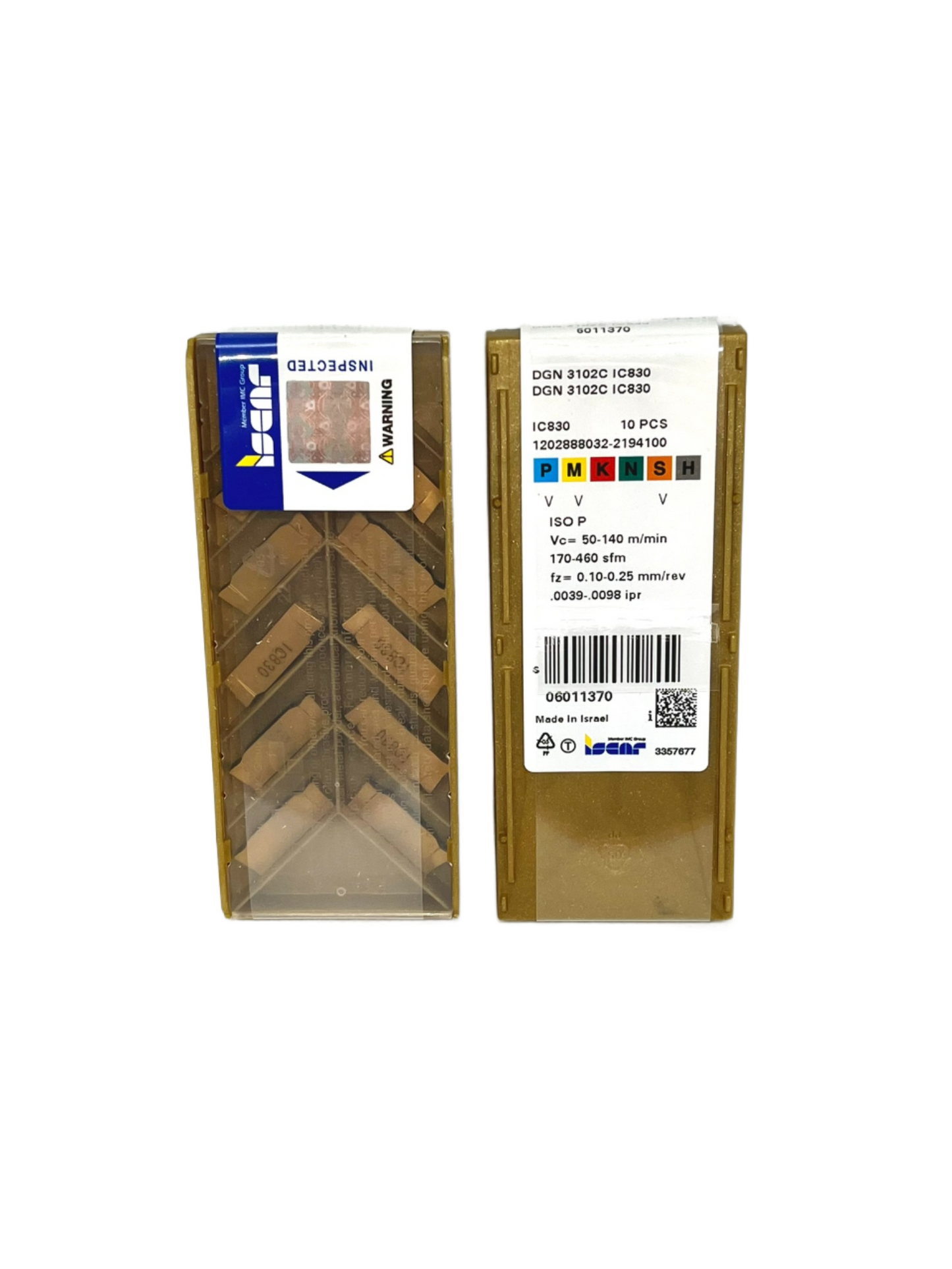 Iscar-DGN 3102C IC830 6011370-Smartinserts