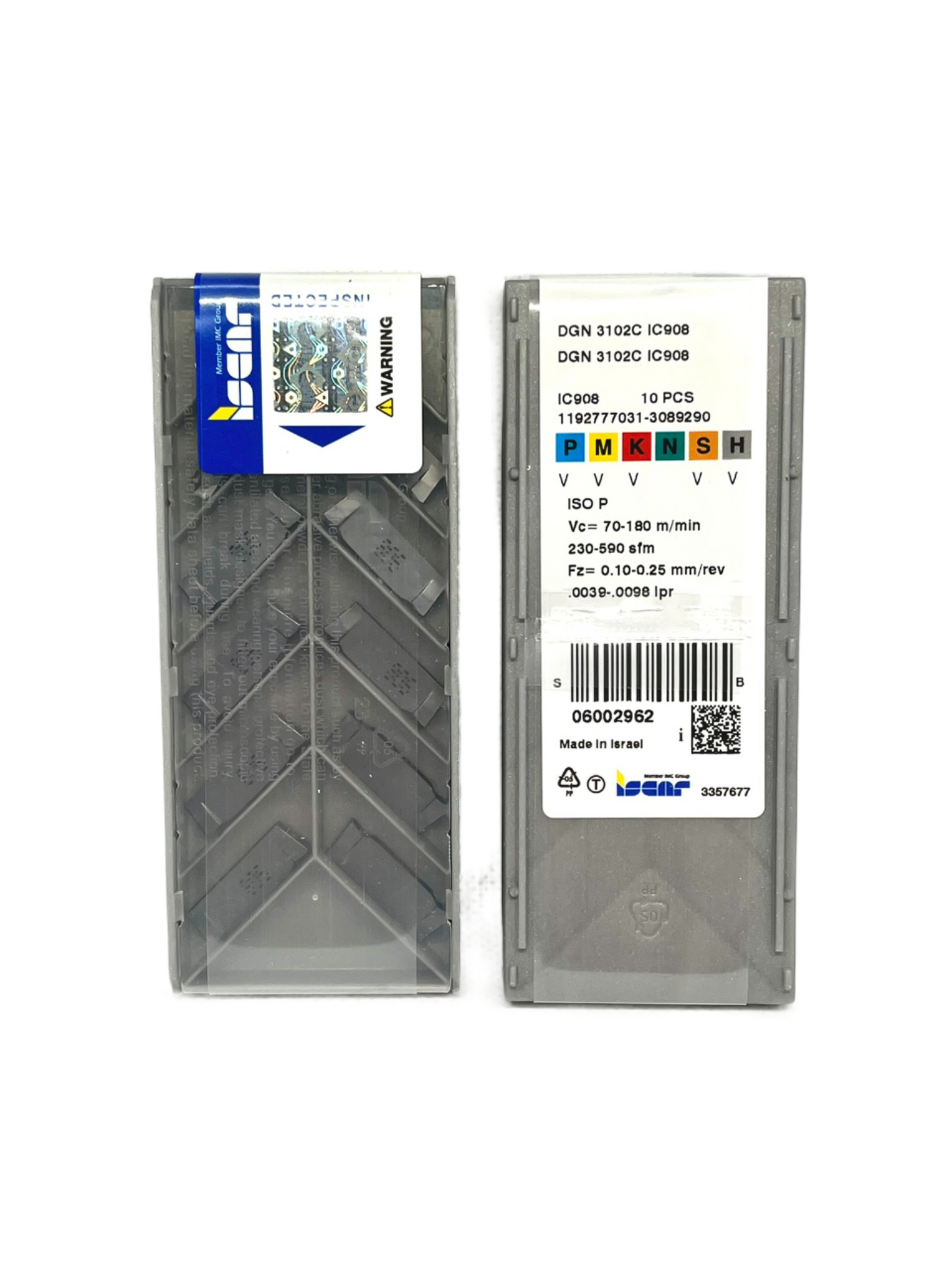 Iscar-DGN 3102C IC908 6002962-Smartinserts