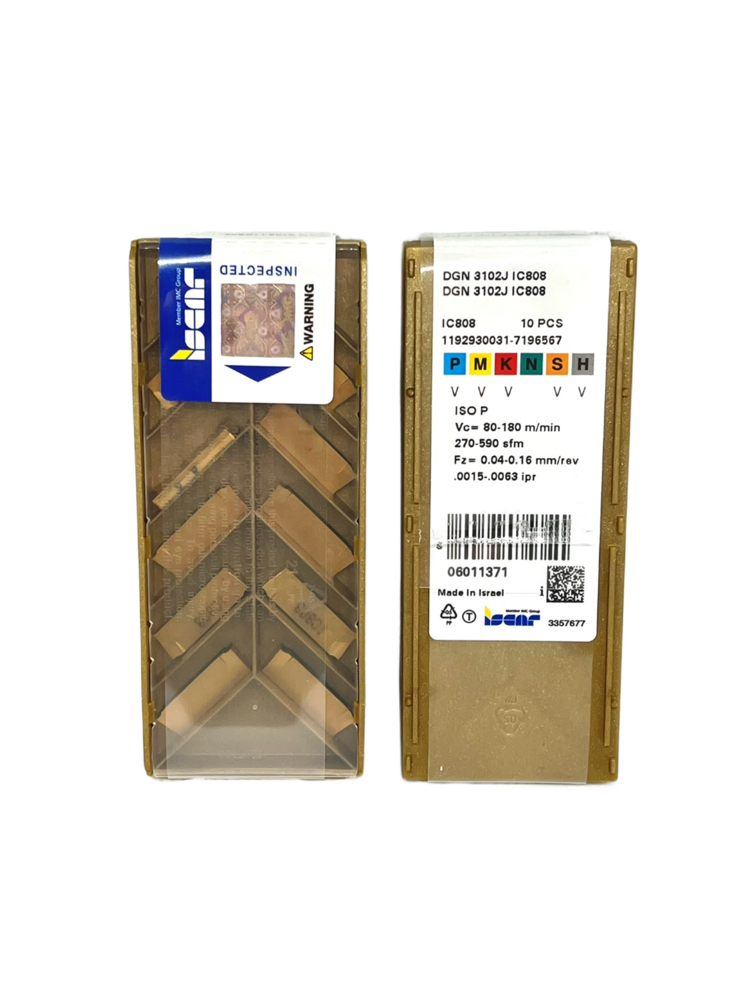 Iscar-DGN 3102J IC808 6011371-Smartinserts