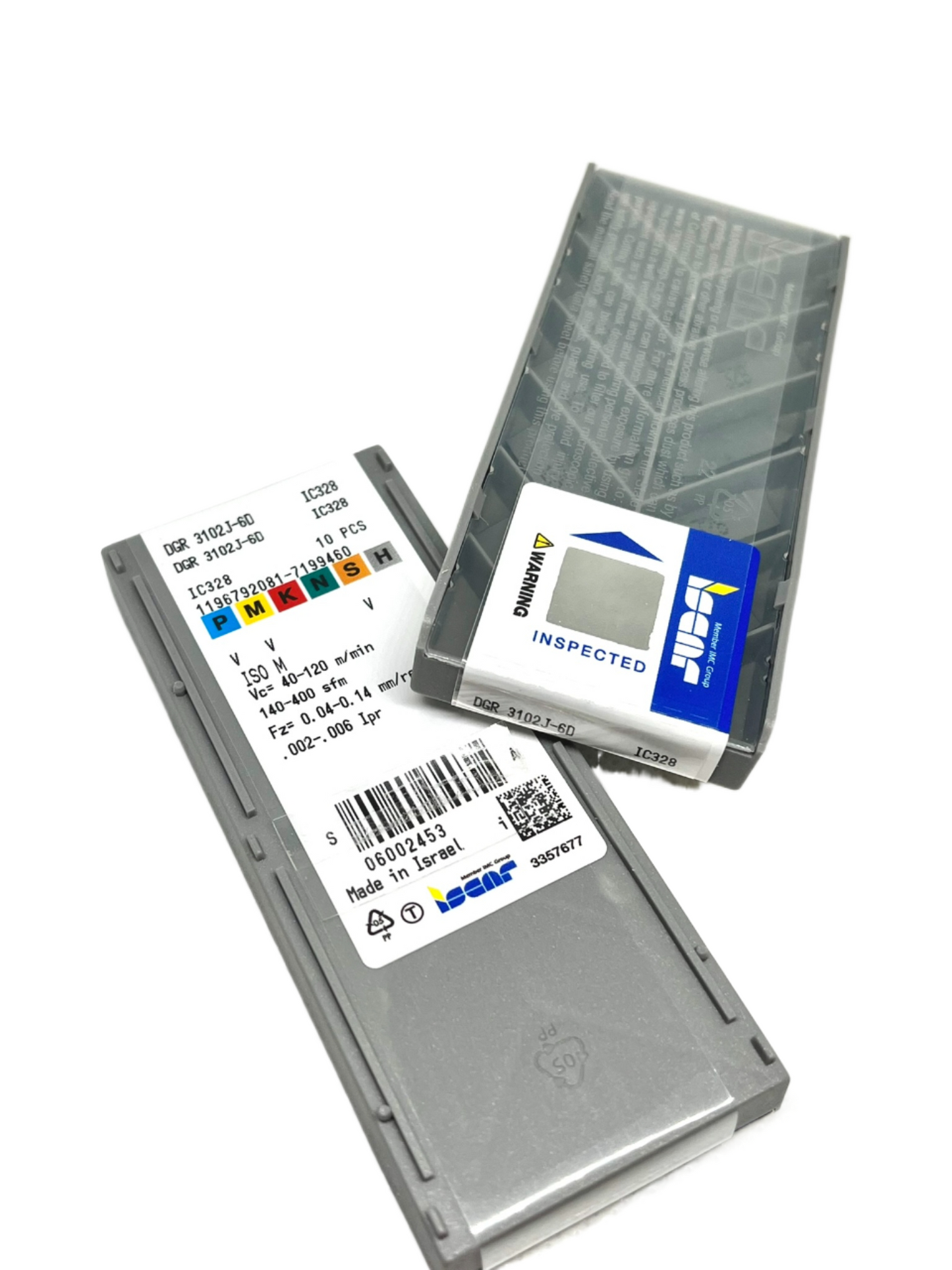 Iscar-DGR 3102J-6D IC328 6002453-Smartinserts