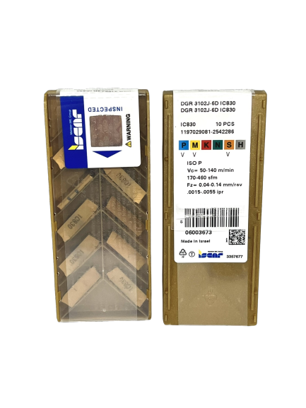 Iscar-DGR 3102J-6D IC830 6003673-Smartinserts