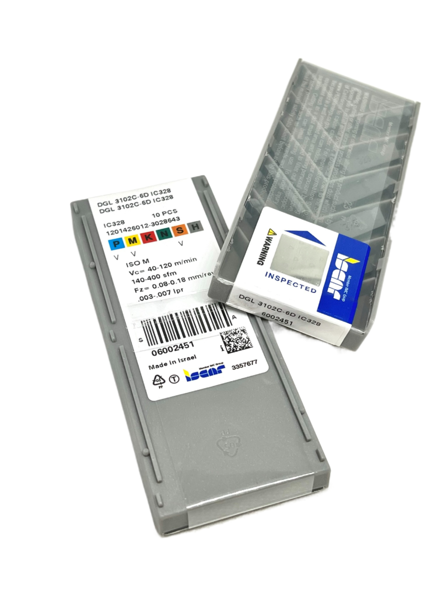 Iscar-DGL 3102C-6D IC328 6002451-Smartinserts