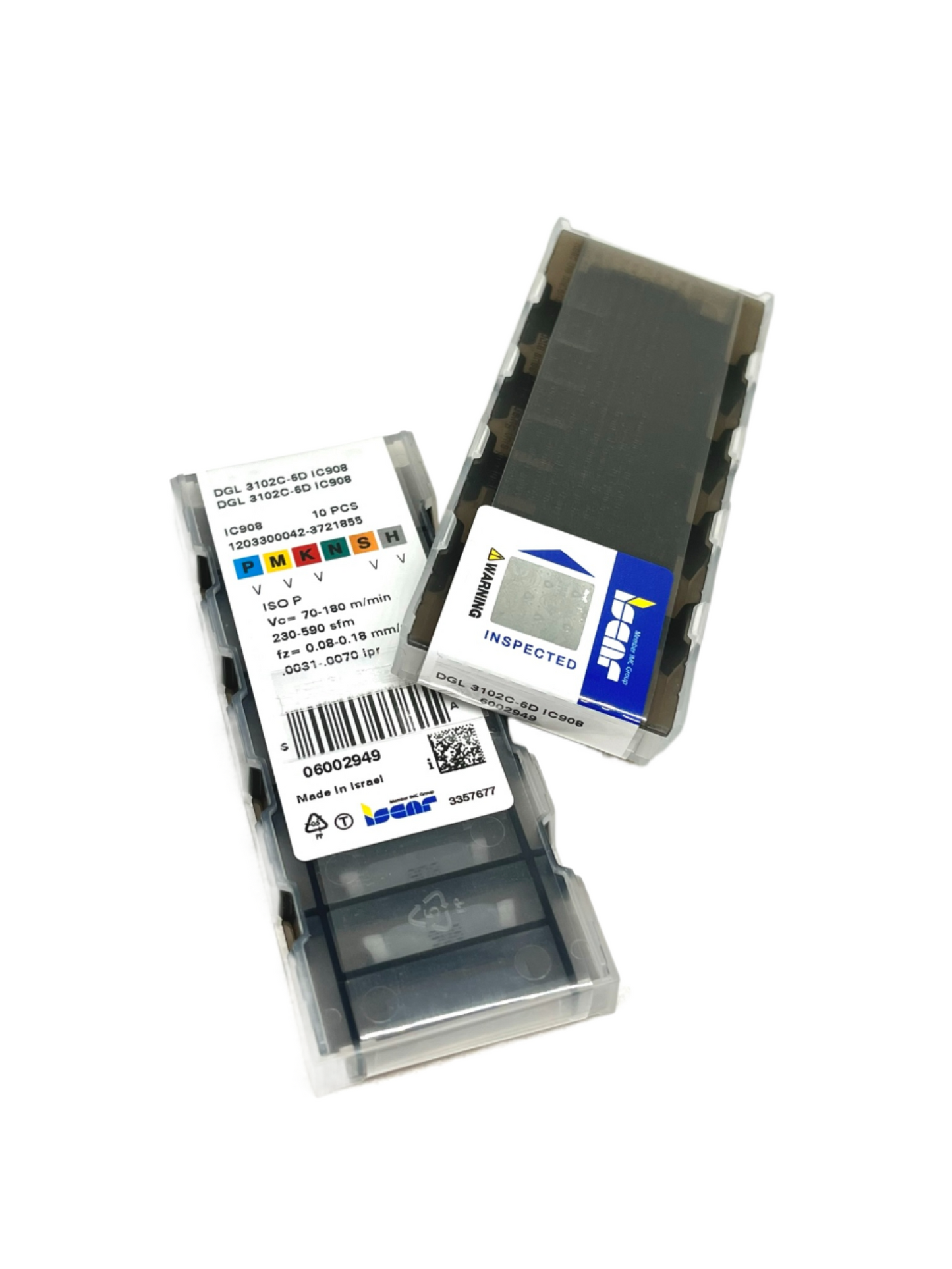 Iscar-DGL 3102C-6D IC908 6002949-Smartinserts