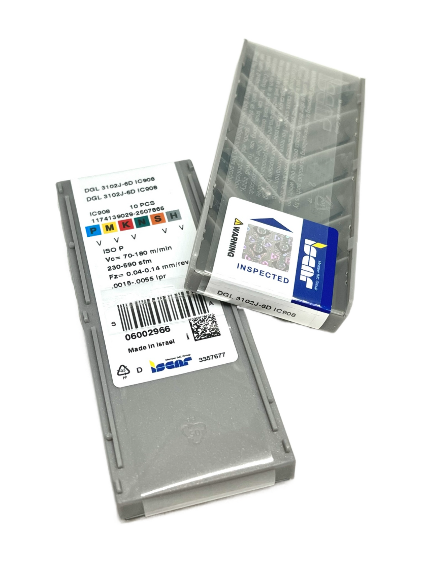 Iscar-DGL 3102J-6D IC908 6002966-Smartinserts