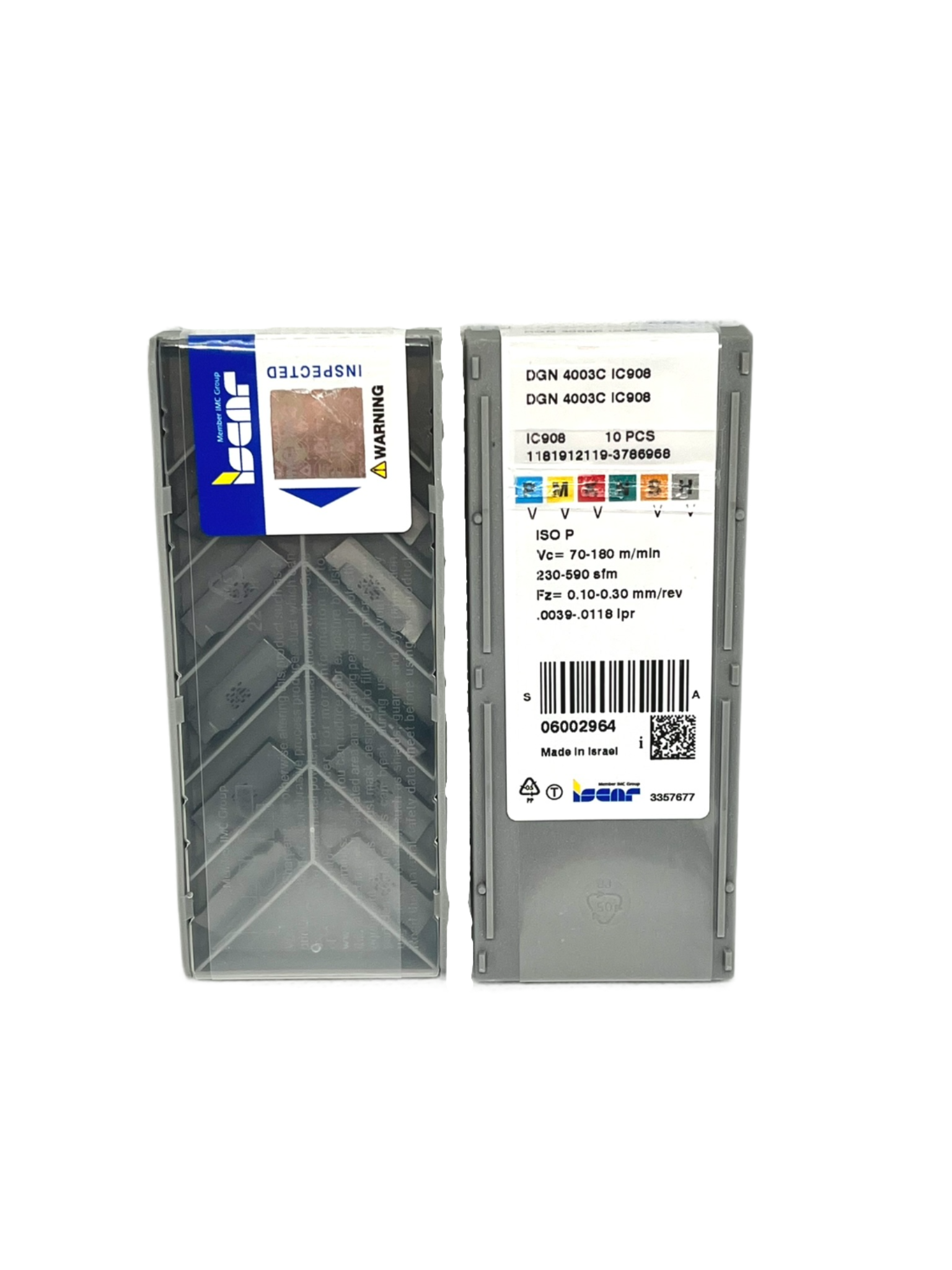 Iscar-DGN 4003C IC908 6002964-Smartinserts