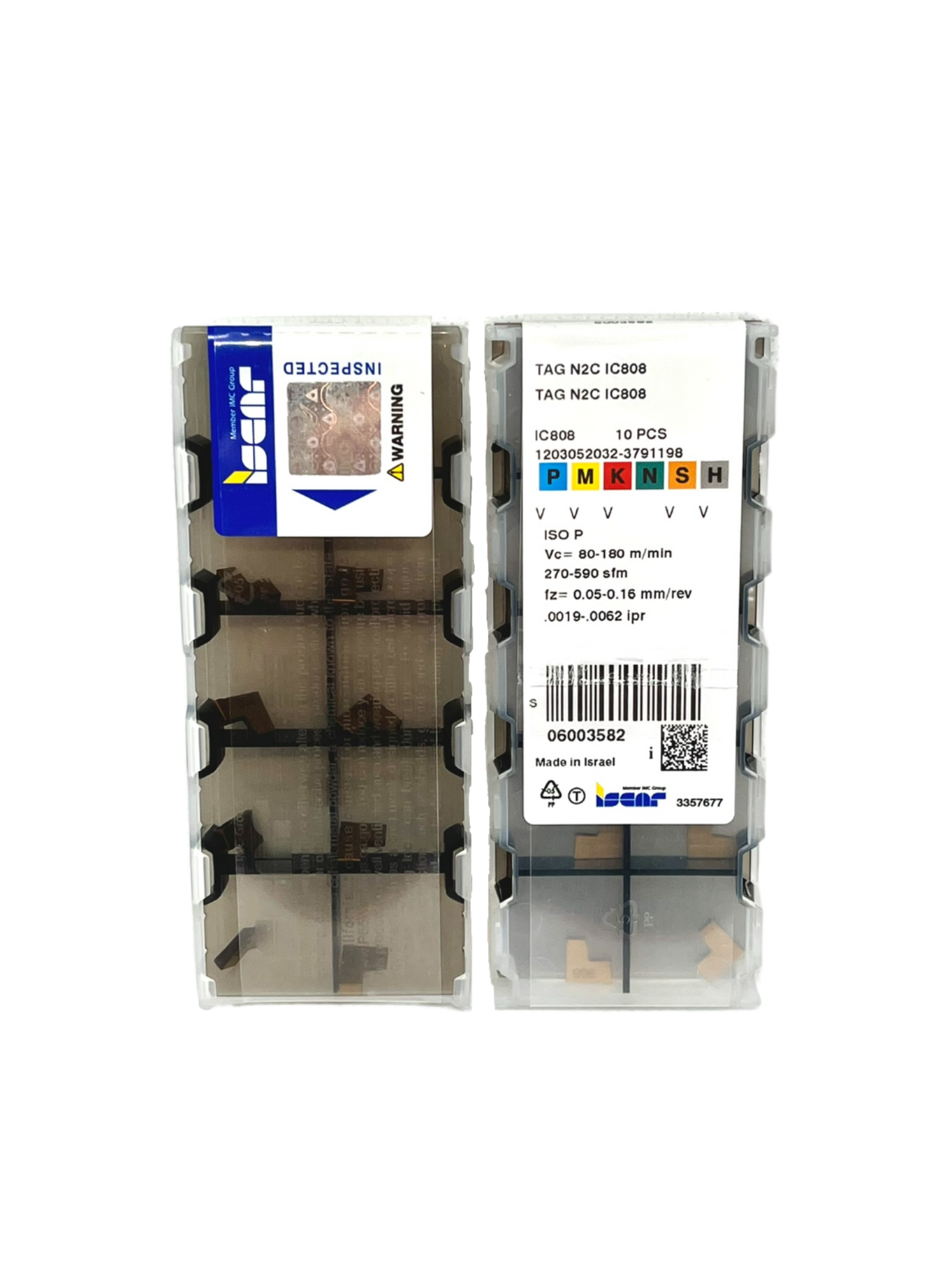 Iscar-TAG N2C IC808 6003582-Smartinserts