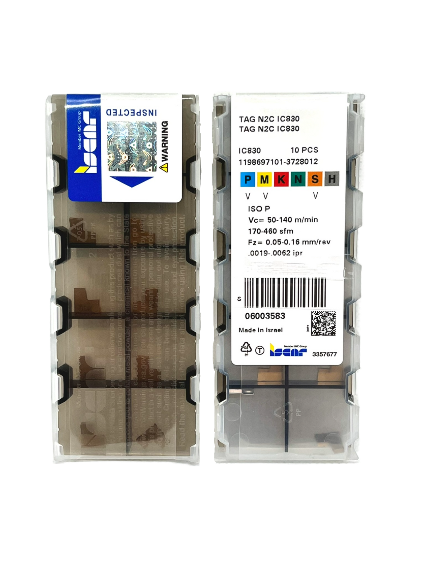 Iscar-TAG N2C IC830 6003583-Smartinserts