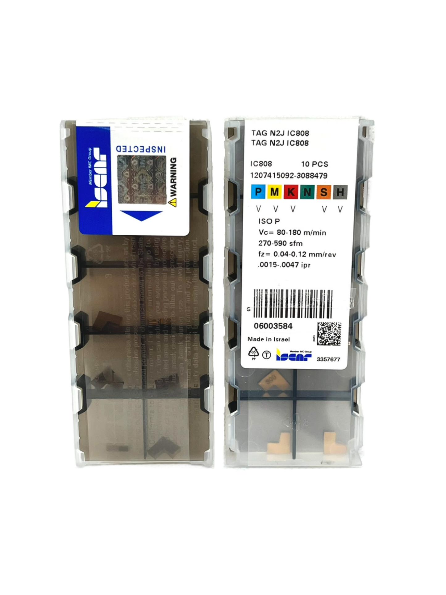 Iscar-TAG N2J IC808 6003584-Smartinserts