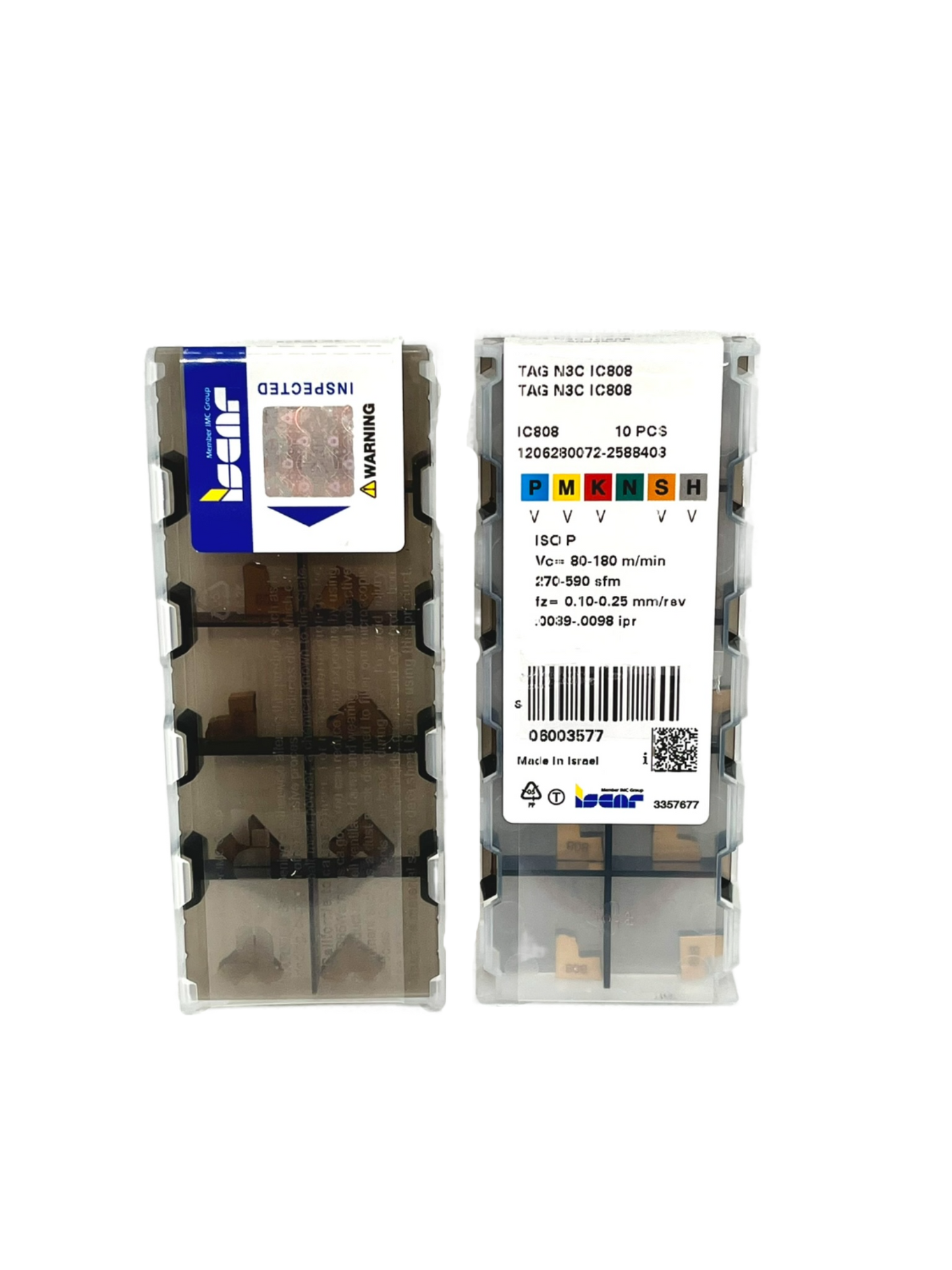 Iscar-TAG N3C IC808 6003577-Smartinserts