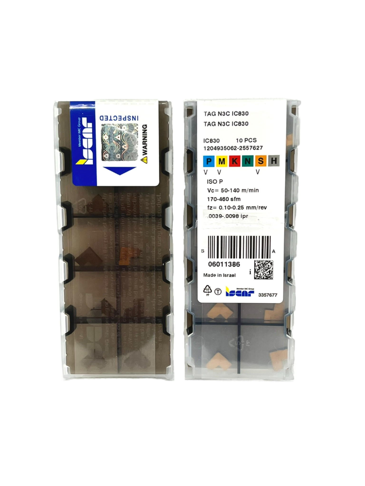 Iscar-TAG N3C IC830 6011386-Smartinserts