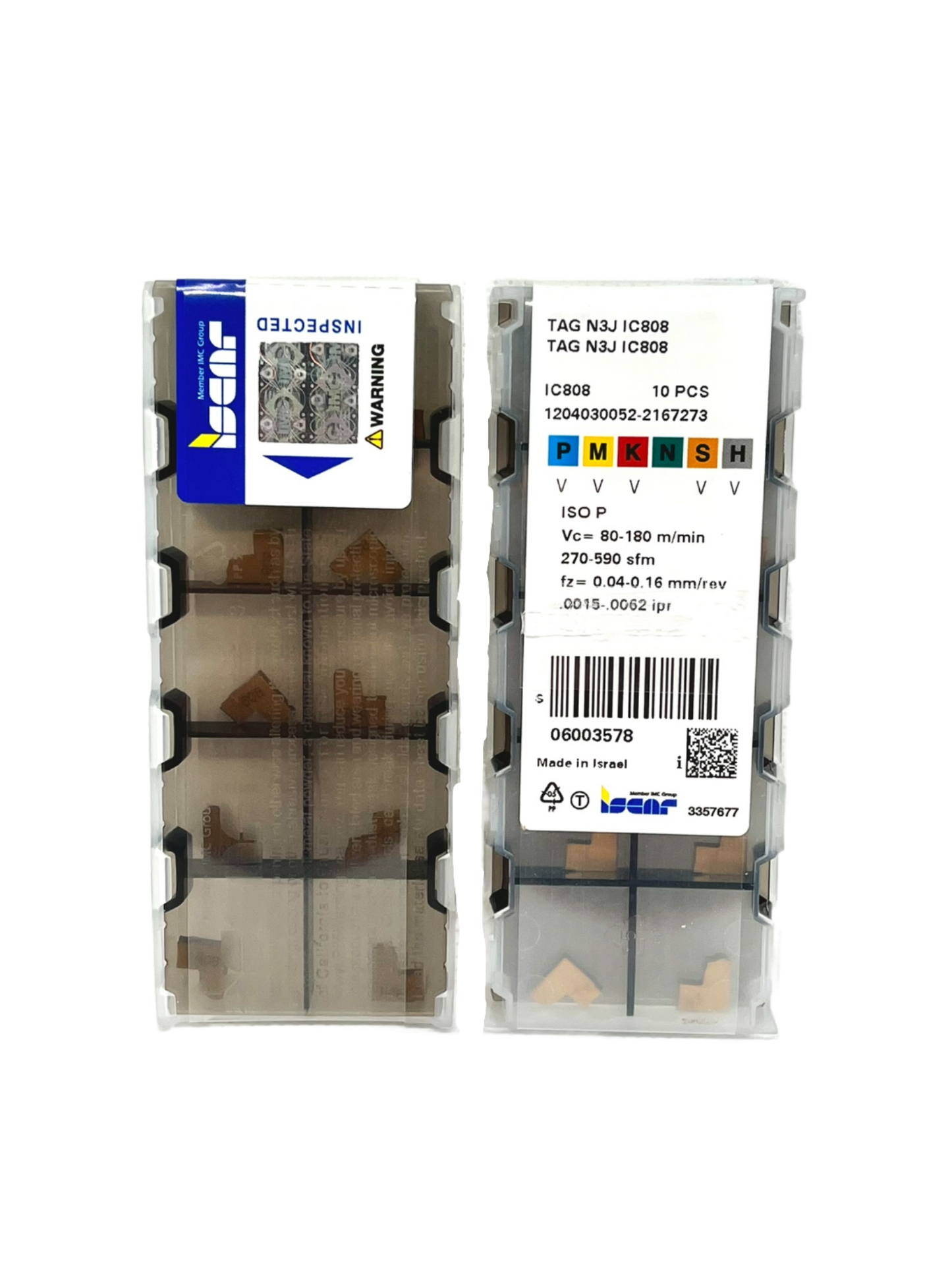 Iscar-TAG N3J IC808 6003578-Smartinserts