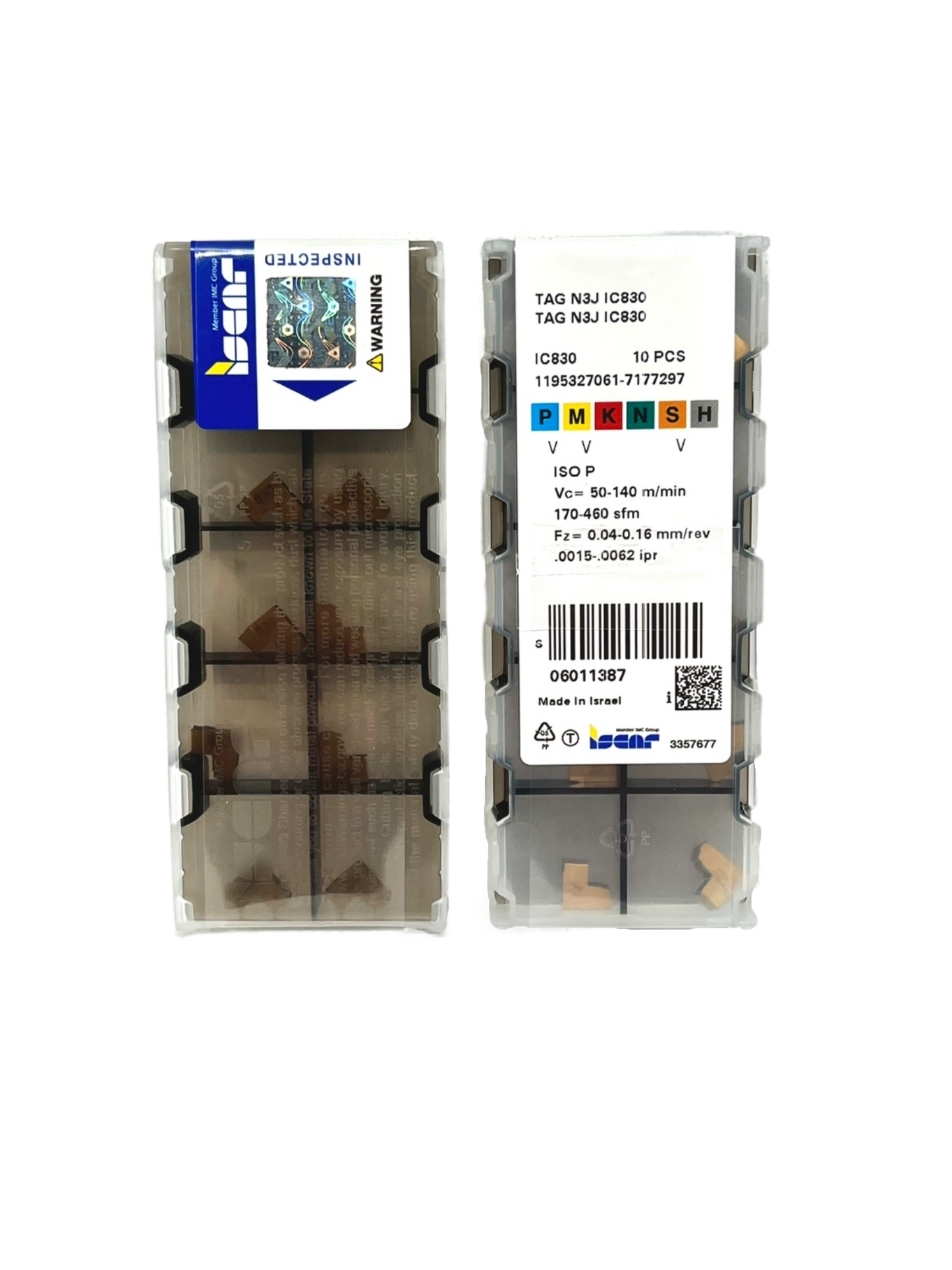 Iscar-TAG N3J IC830 6011387-Smartinserts