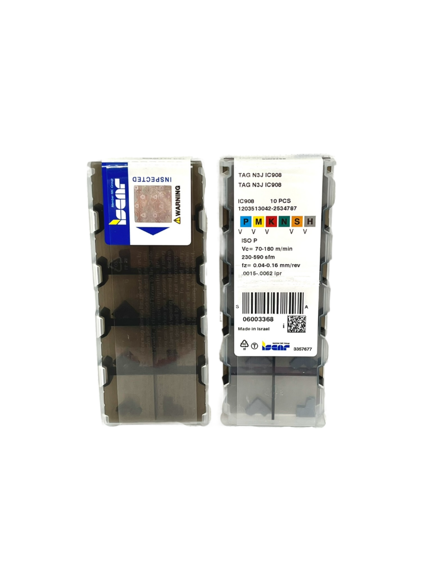 Iscar-TAG N3J IC908 6003368-Smartinserts