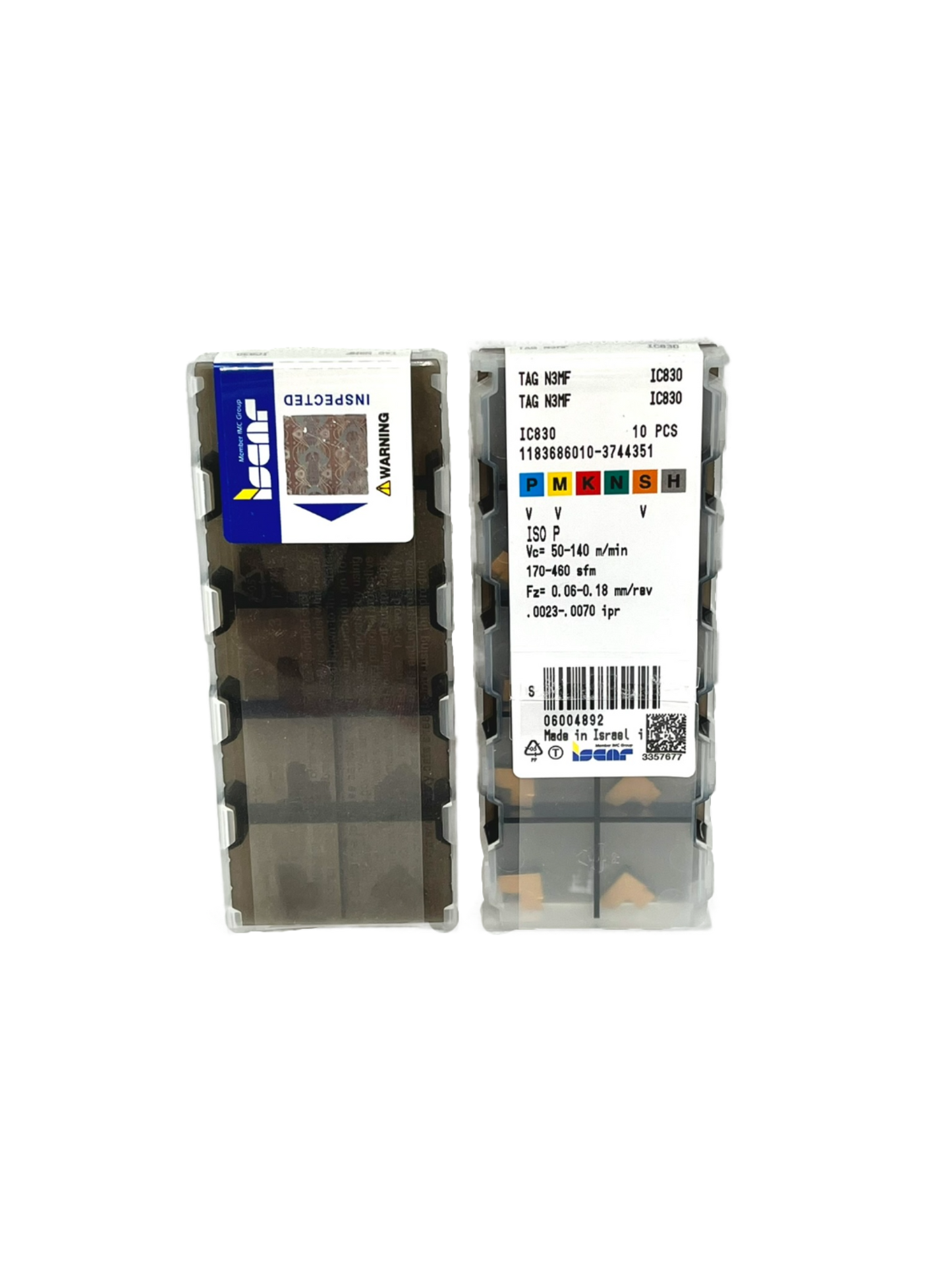 Iscar-TAG N3MF IC830 6004892-Smartinserts