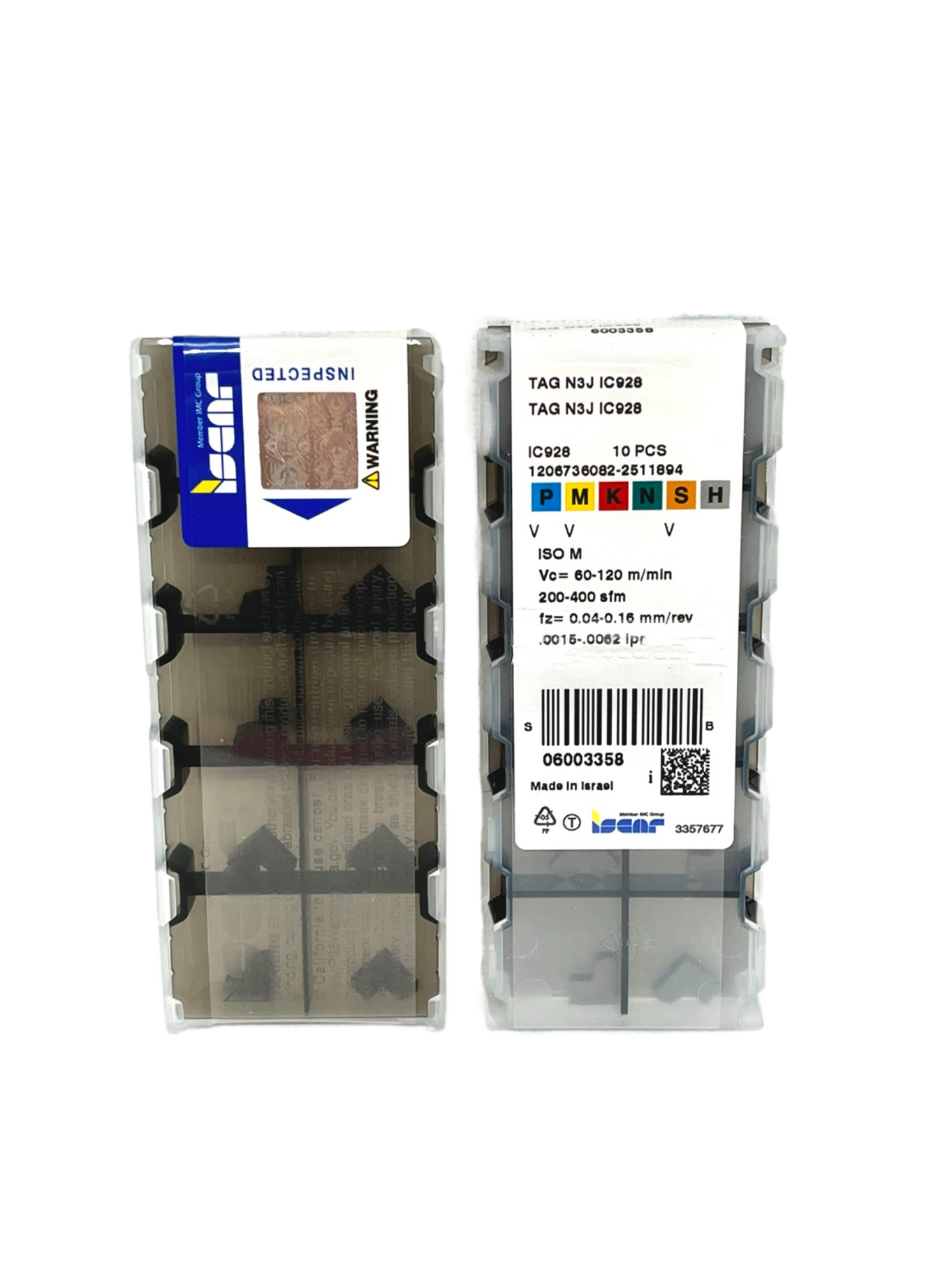 Iscar-TAG N3J IC928 6003358-Smartinserts