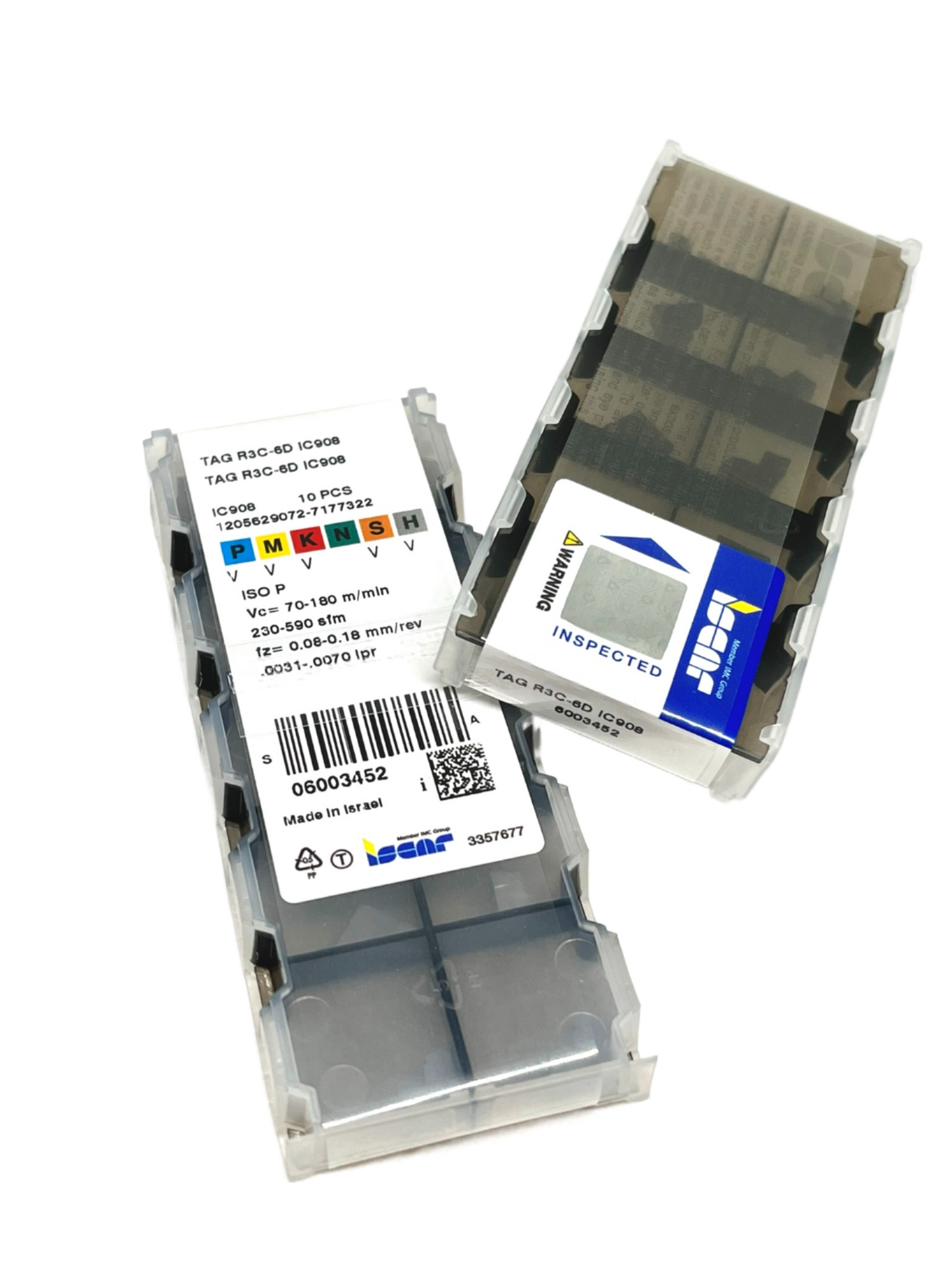 Iscar-TAG R3C-6D IC908 6003452-Smartinserts