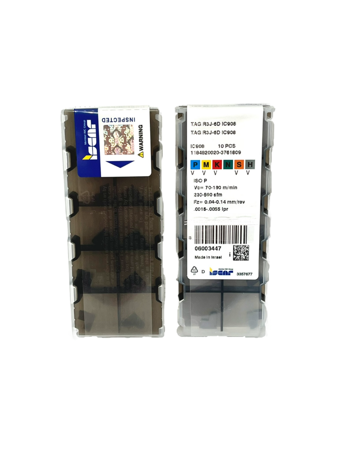 Iscar-TAG R3J-6D IC908 6003447-Smartinserts
