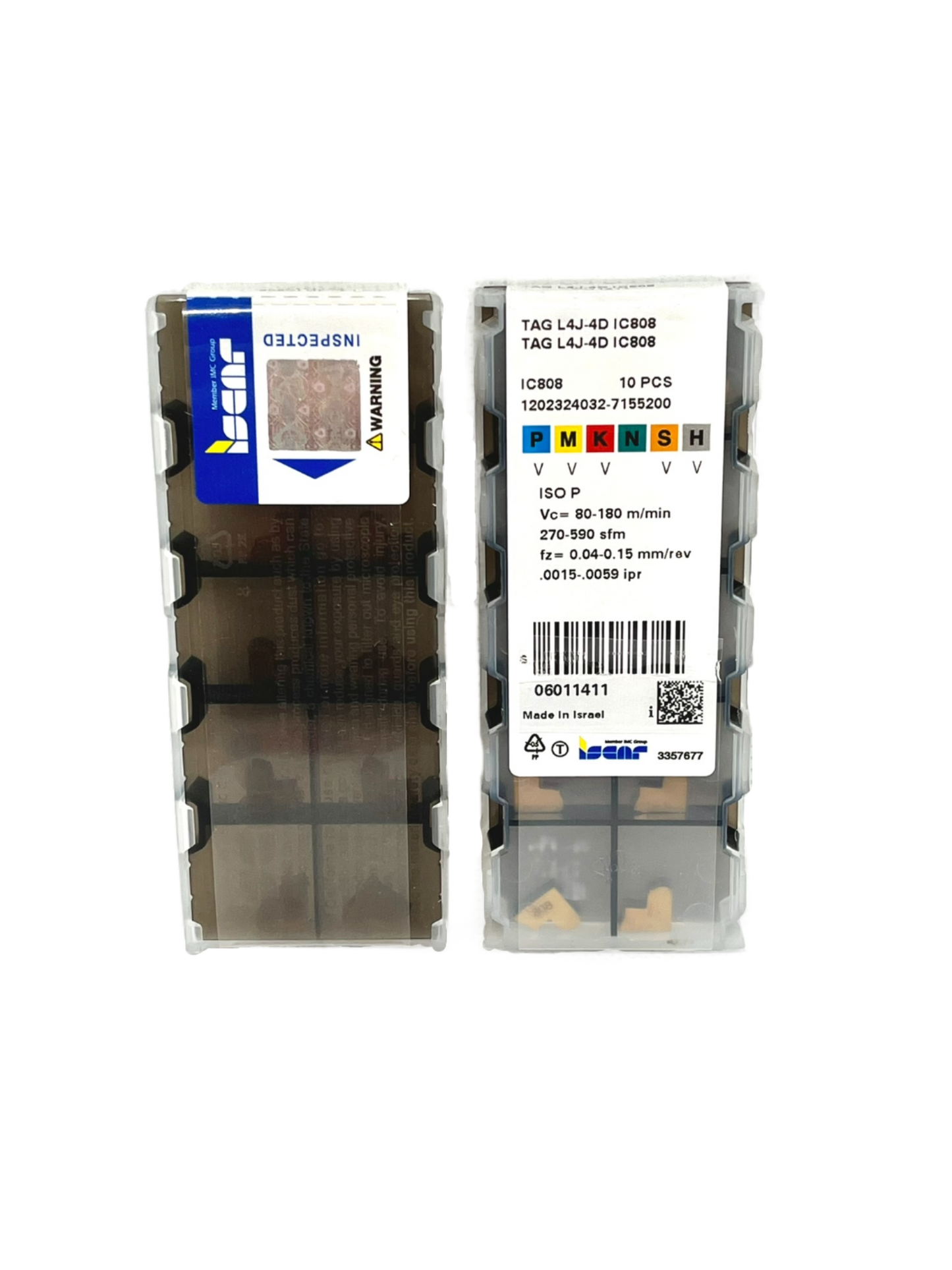 Iscar-TAG L4J-4D IC808 6011411-Smartinserts