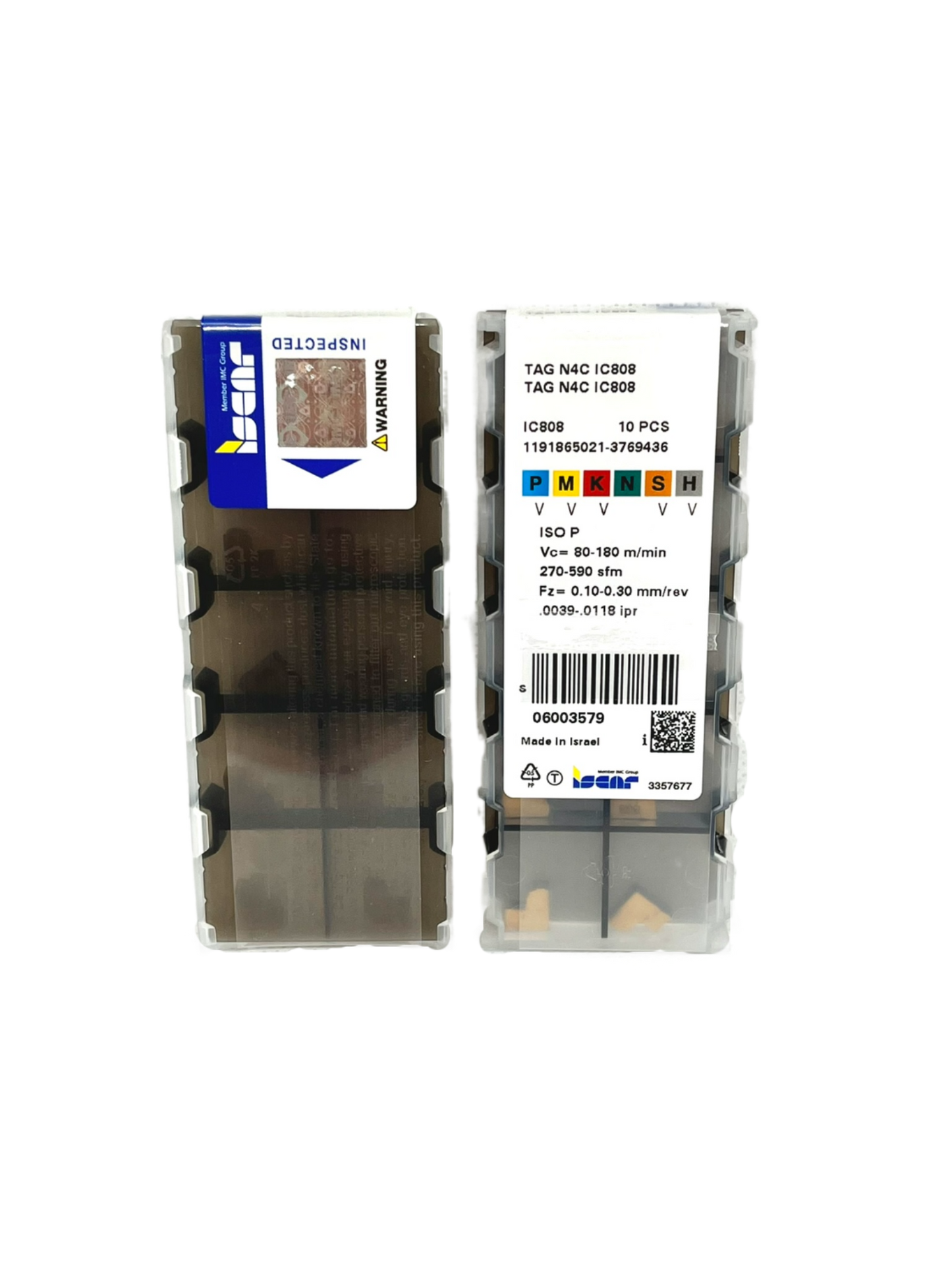 Iscar-TAG N4C IC808 6003579-Smartinserts
