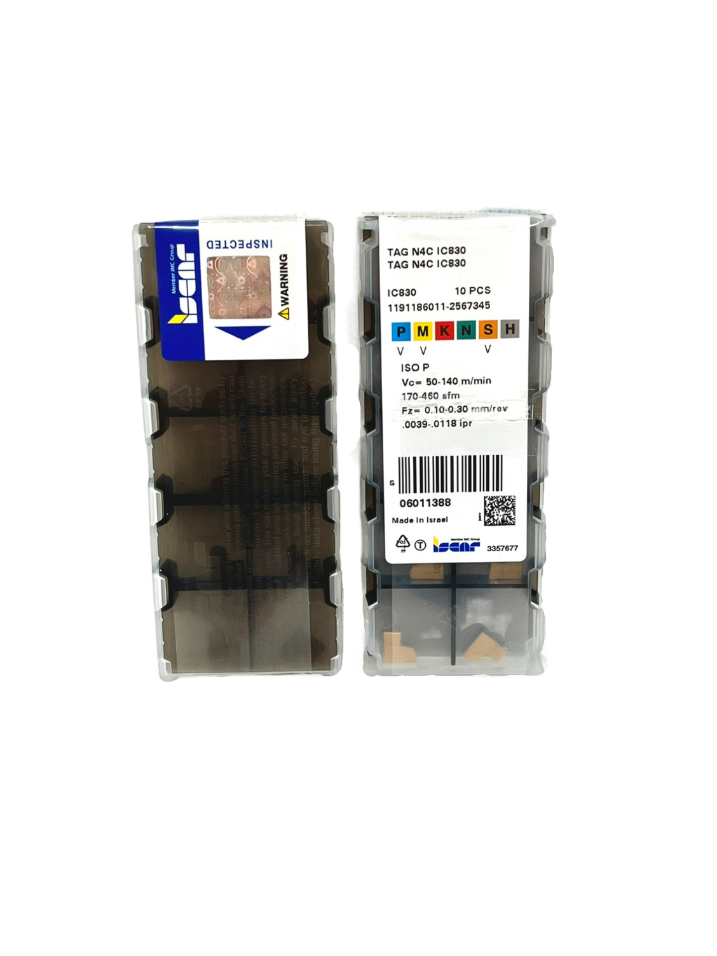 Iscar-TAG N4C IC830 6011388-Smartinserts